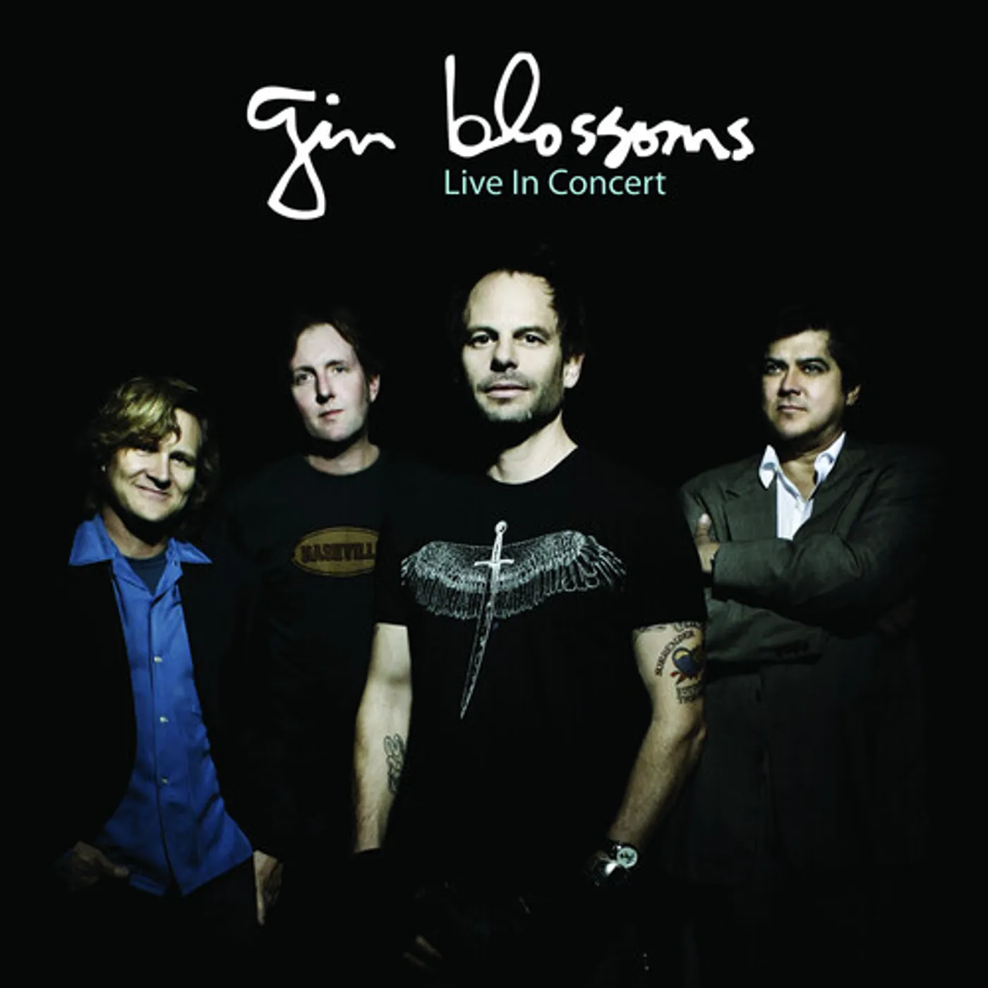 Gin Blossoms LIVE IN CONCERT (BLUE & WHITE HAZE) Vinyl Record