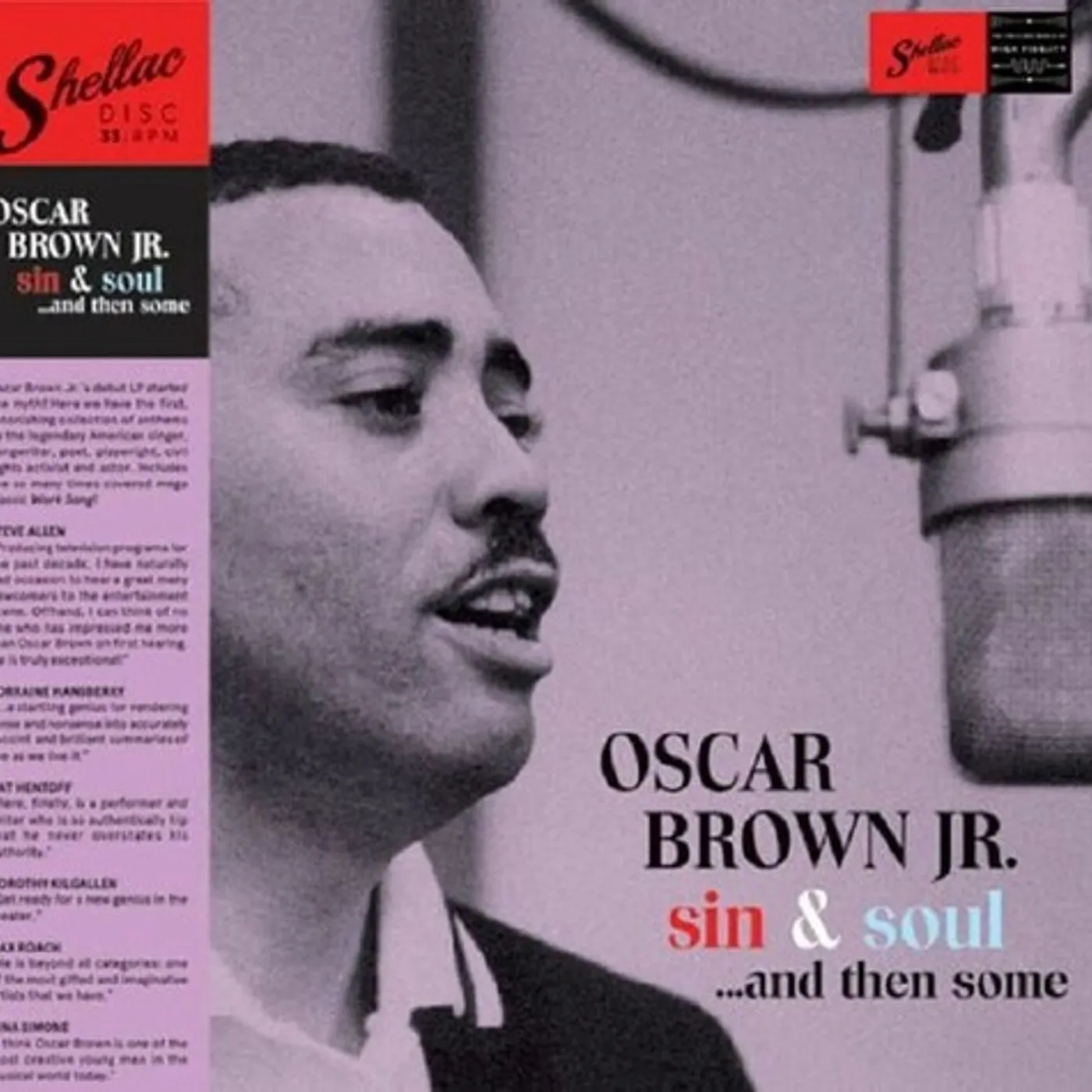 Oscar Brown, Jr. Sin & Soul...And Then Some 180gm Vinyl Record