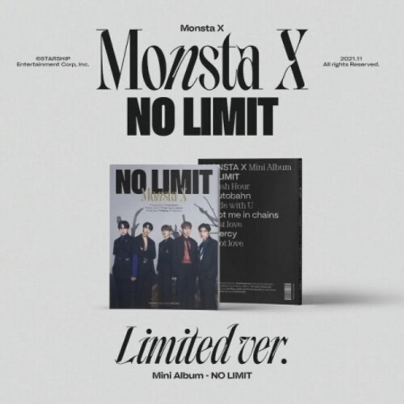 MONSTA X NO LIMIT (LIMITED VER.) CD