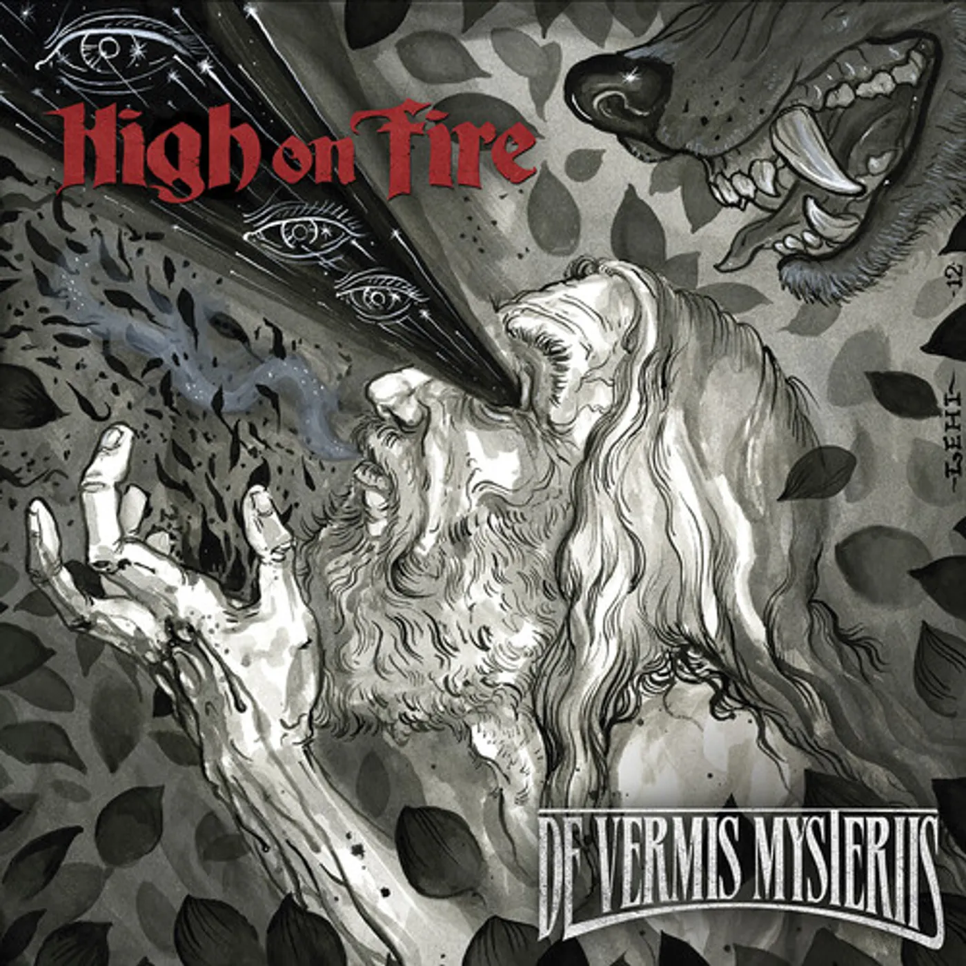 High On Fire DE VERMIS MYSTERIIS (BLACK ICE) Vinyl Record