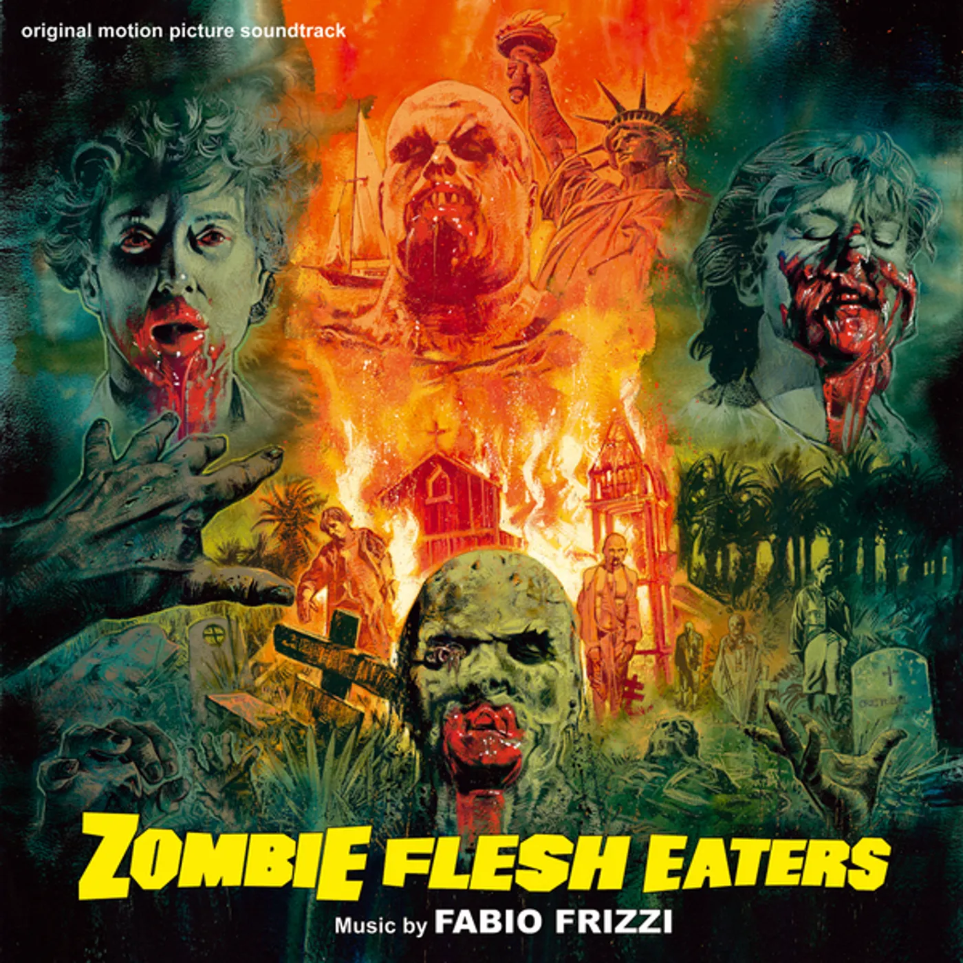 Fabio Frizzi ZOMBIE FLESH EATERS / Original Soundtrack Vinyl Record