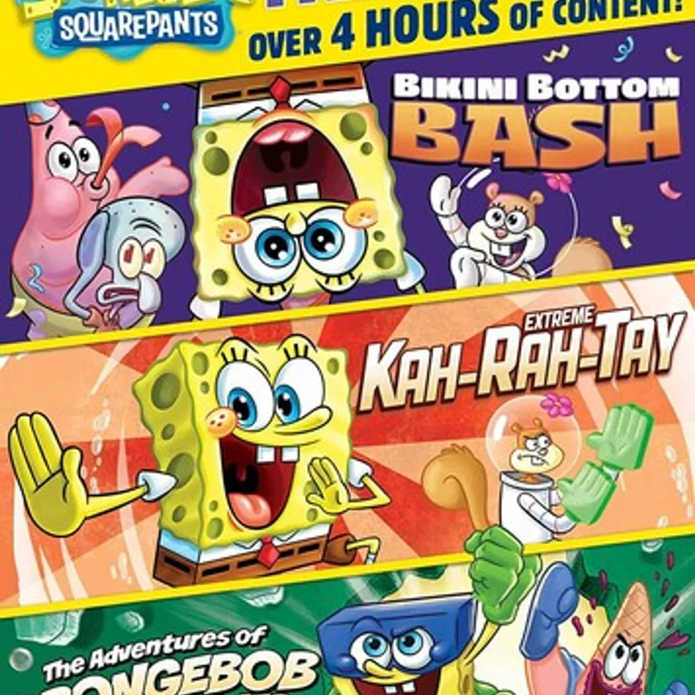 SPONGEBOB SQUAREPANTS TRIPLE PACK DVD