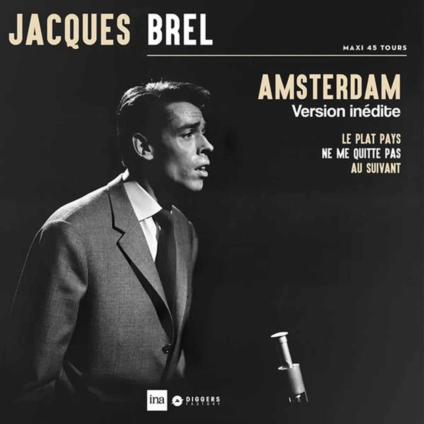 Jacques Brel AMSTERDAM (BEIGE EDITION) Vinyl Record