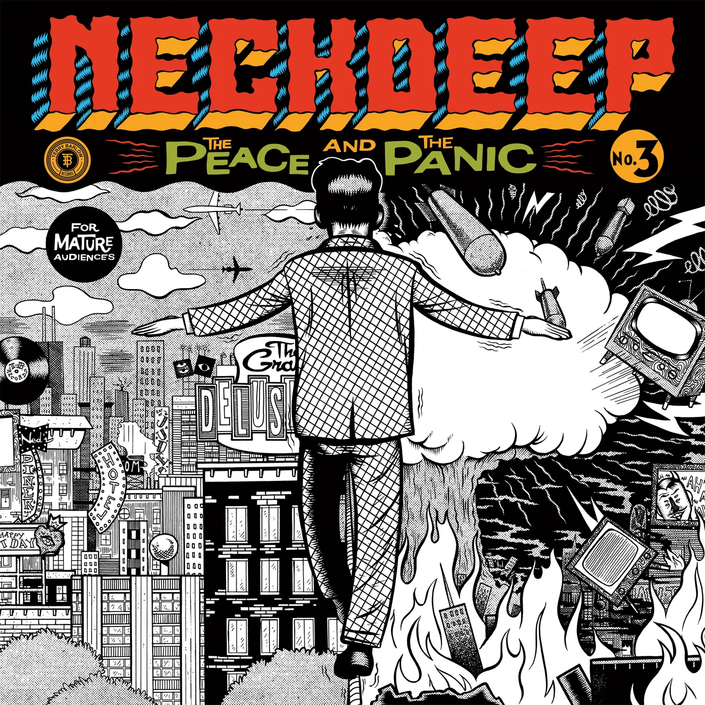 Neck Deep PEACE & THE PANIC (ORANGE VARIANT) Vinyl Record