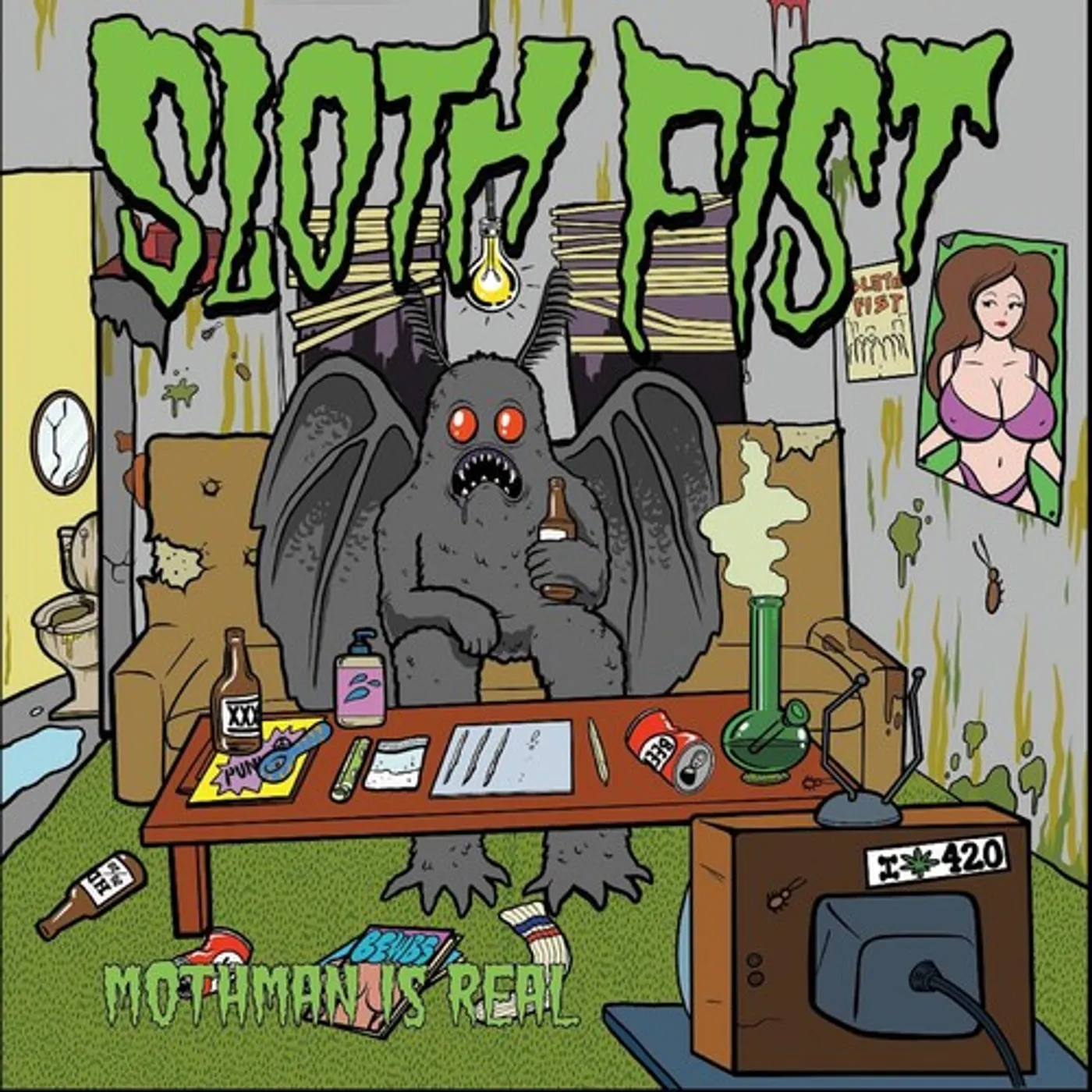 Sloth Fist Mothman is Real Vinyl Record