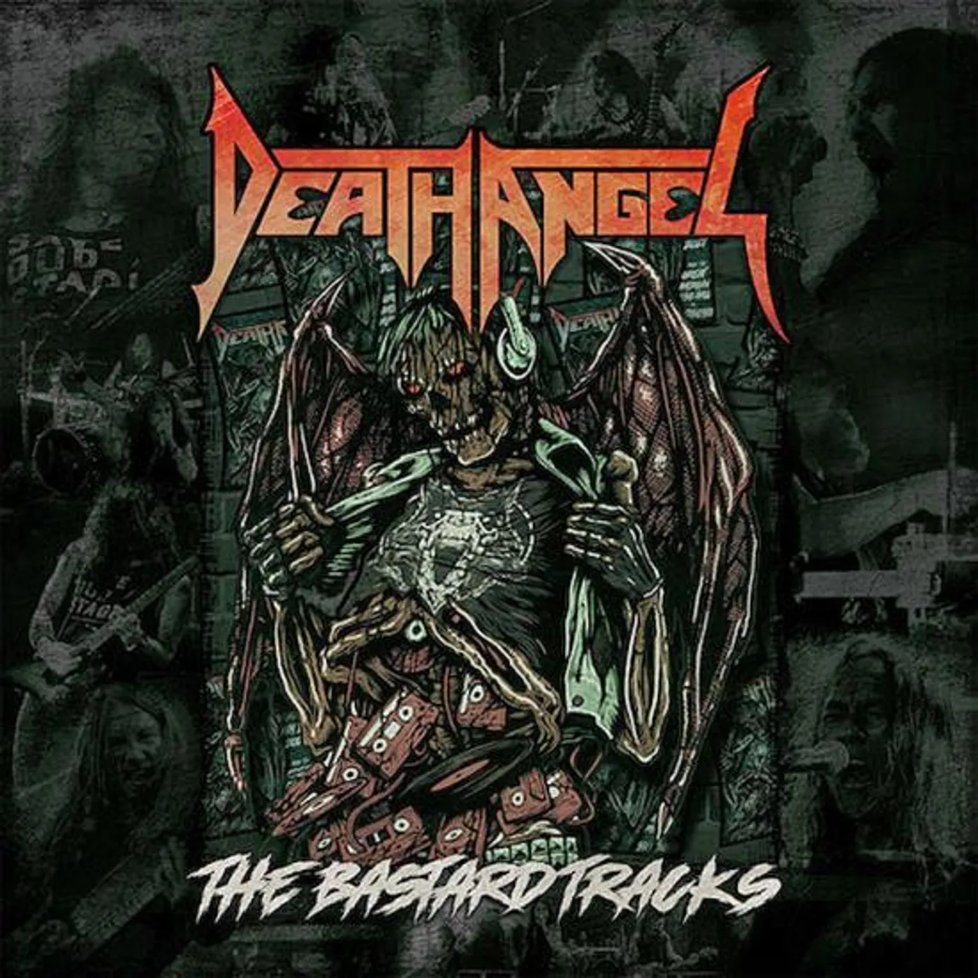 Death Angel Bastard Tracks (Clear, Brown, Green & Orange) Vinyl Record