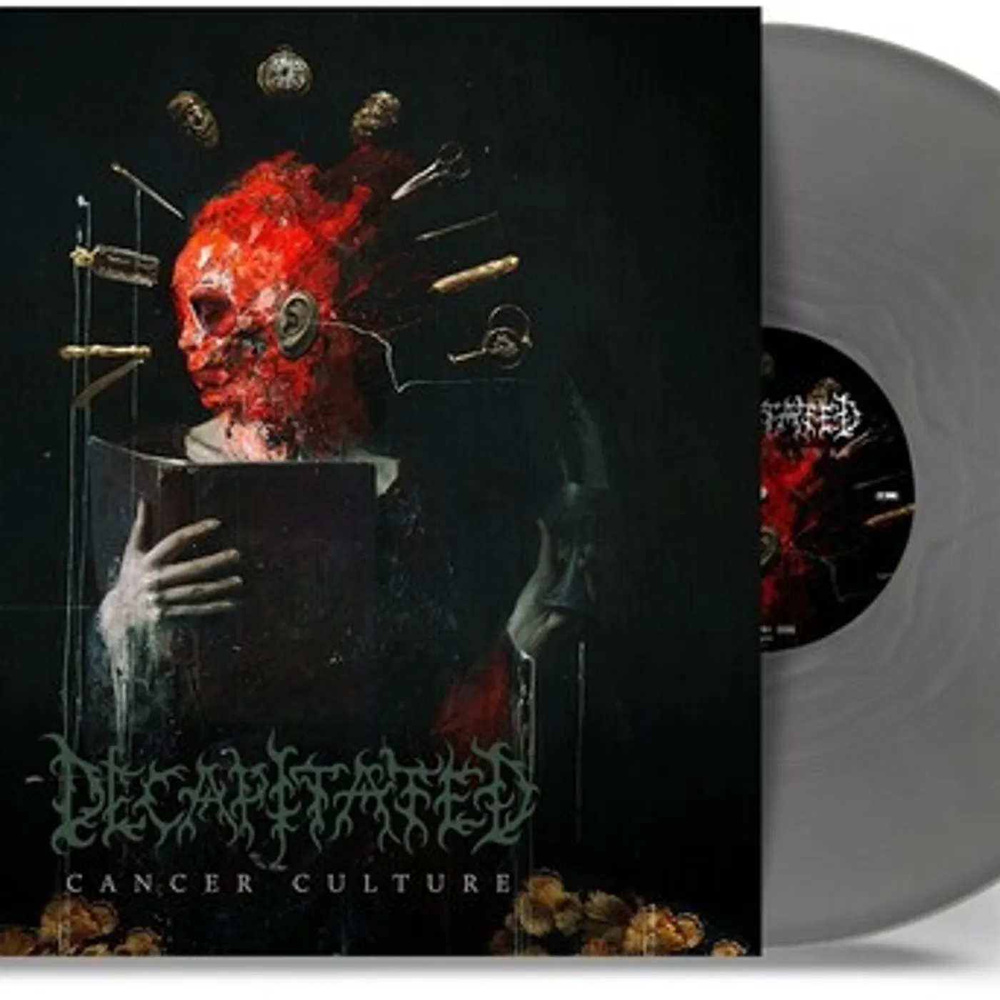 Decapitated CANCER CULTURE (SILVER) Vinyl Record