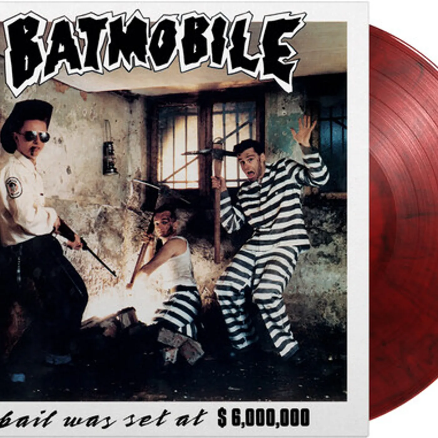 Batmobile Bail Was Set At $6,000,000 (Red & Black Marbled) Vinyl Record