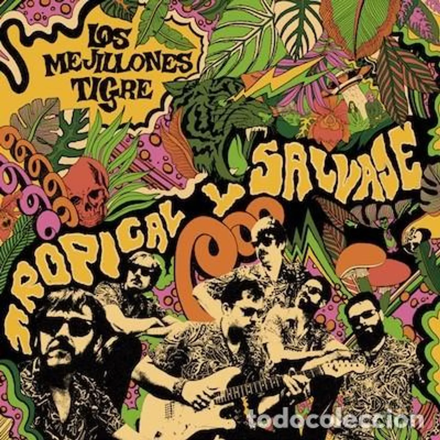 Los Mejillones Tigre Tropical Y Salvaje Vinyl Record
