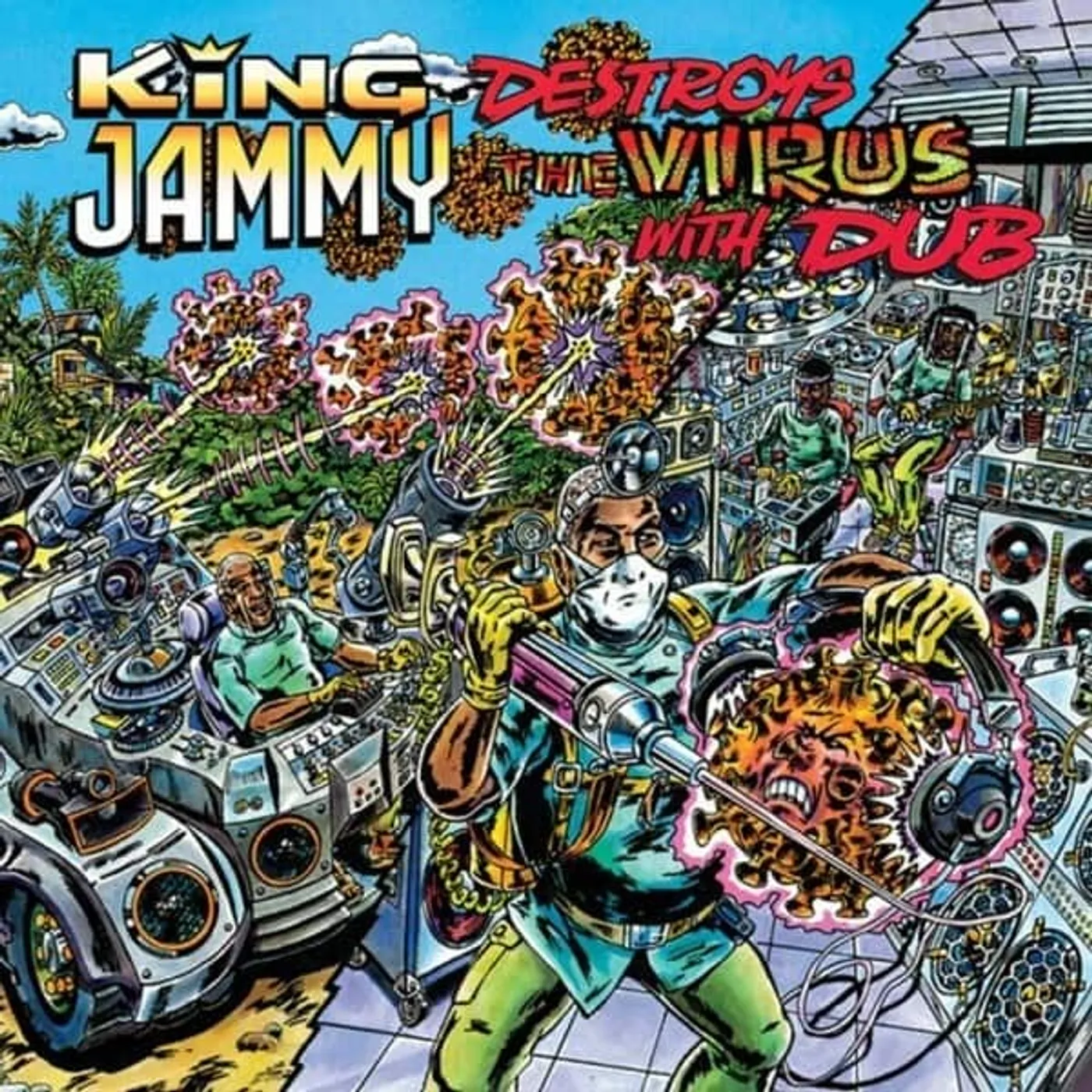 King Jammy Destroys The Virus With Dub Vinyl Record
