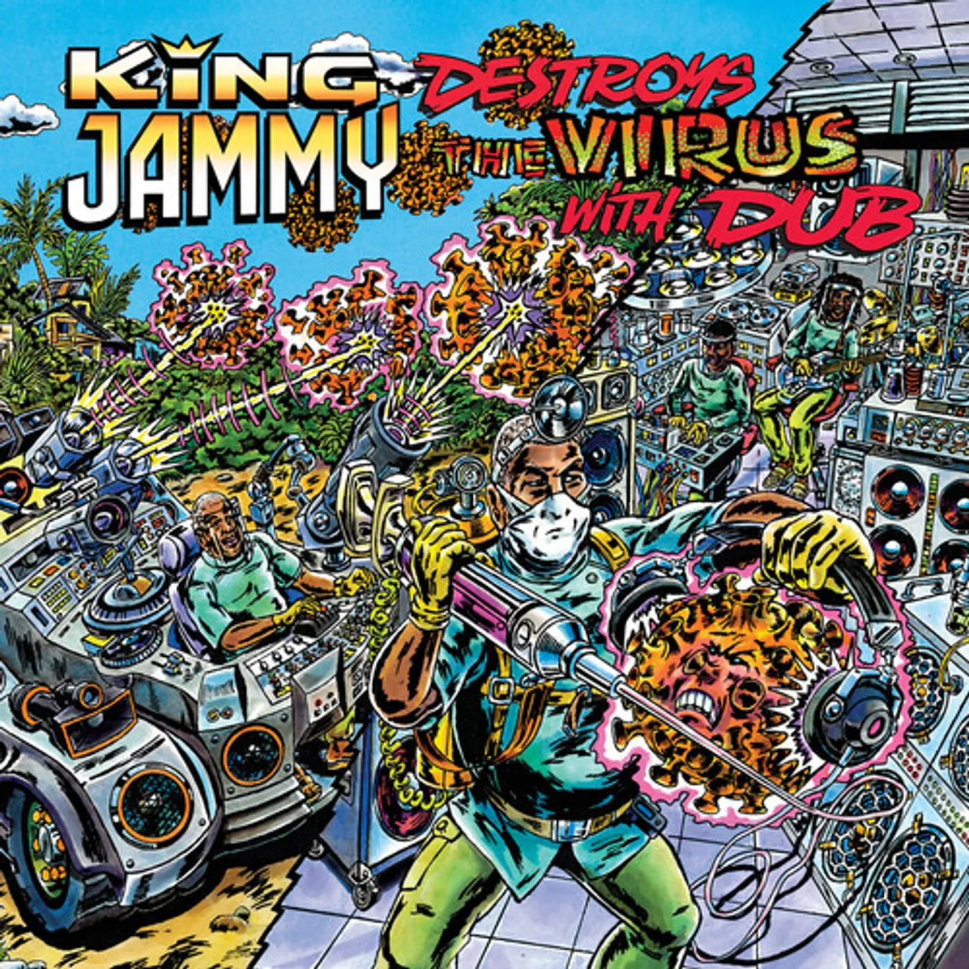 KING JAMMY DESTROYS THE VIRUS WITH DUB CD