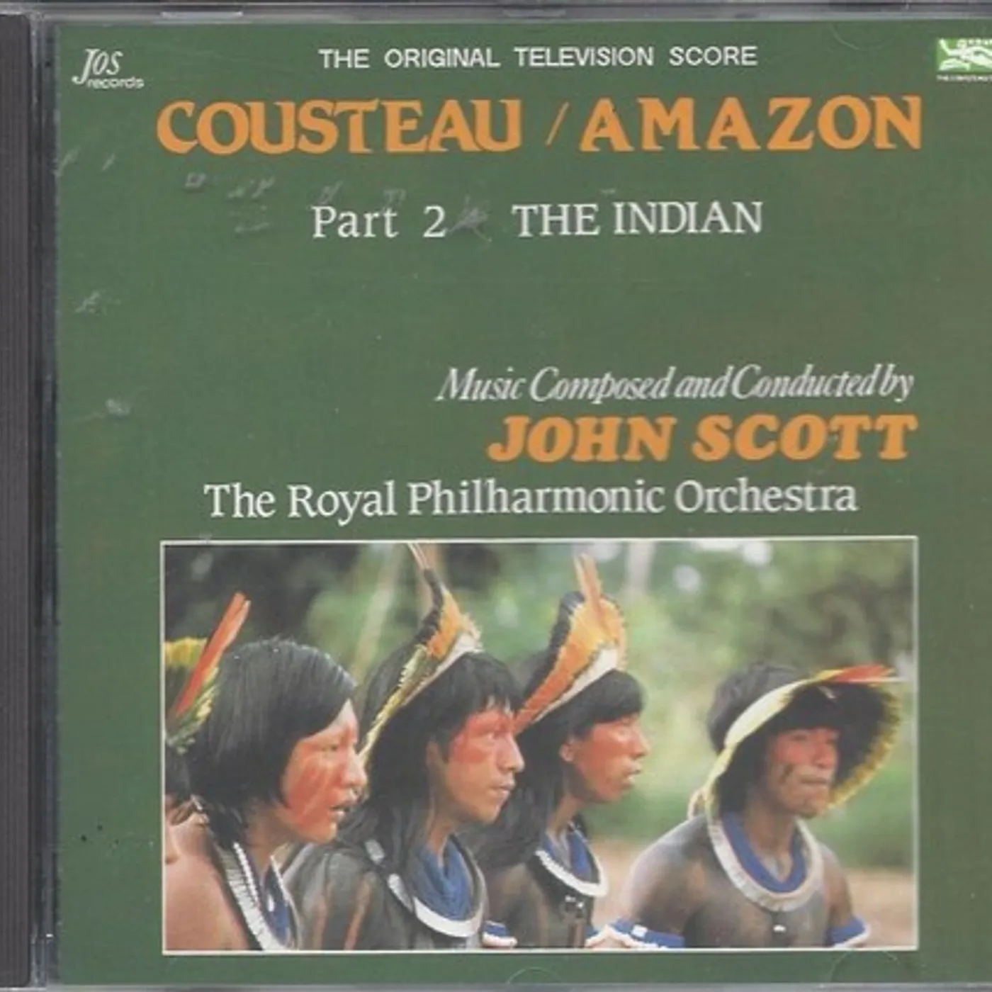 John Scott COUSTEAU: AMAZON PART II: THE INDIANS / Original Soundtrack CD