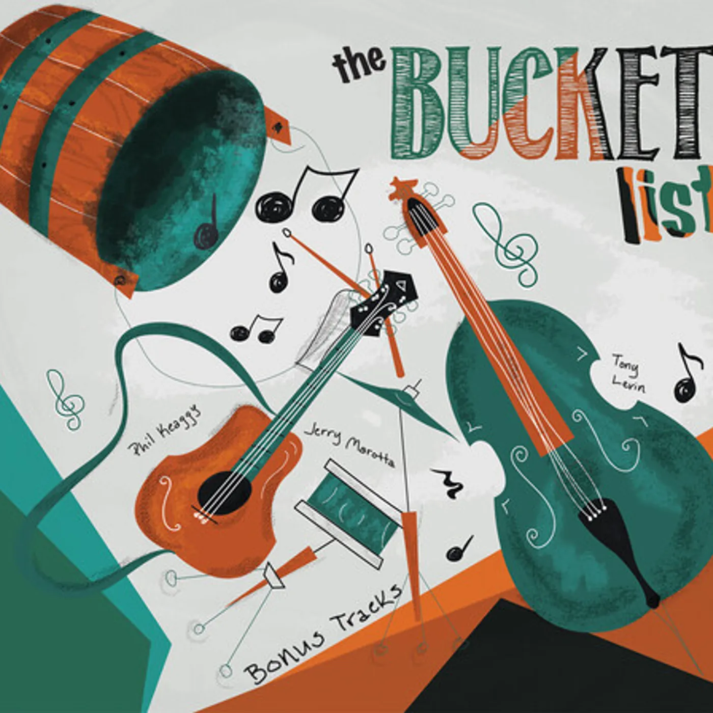 PHIL KEAGGY / TONY LEVIN / JERRY MAROTTA BUCKET LIST CD