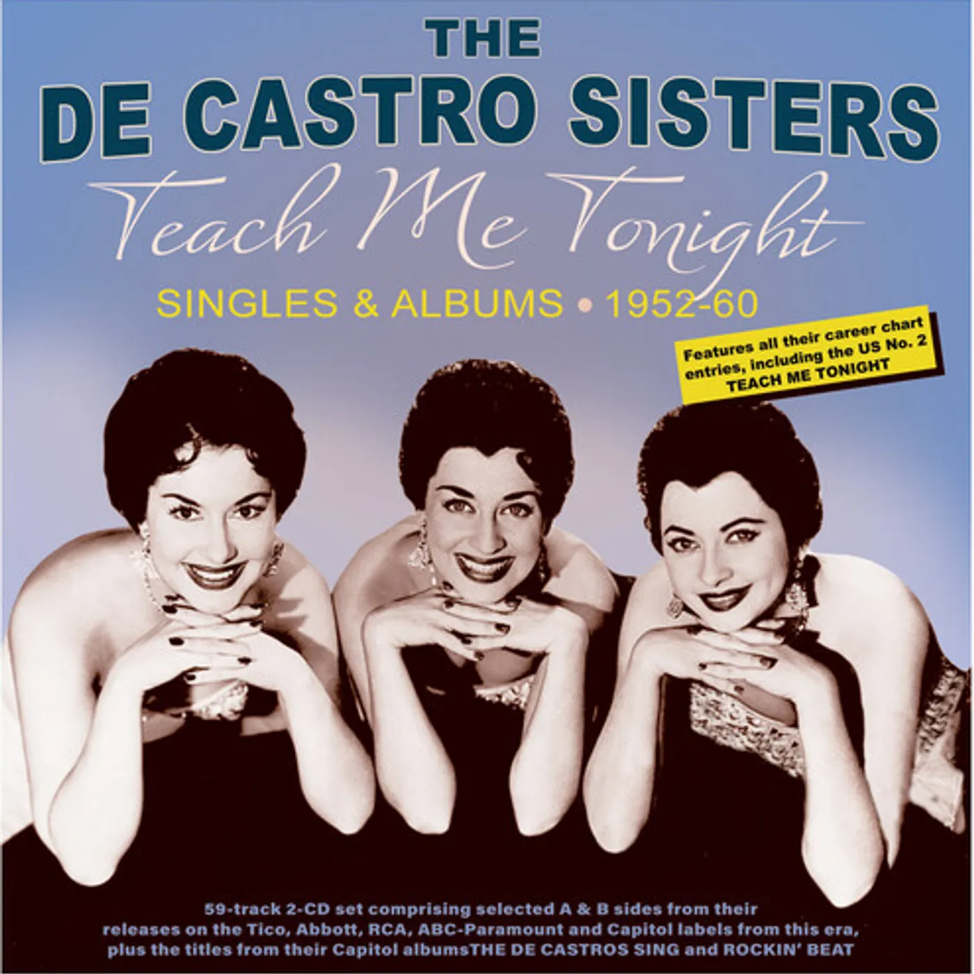 The De Castro Sisters Teach Me Tonight: Singles & Albums 1952-60 CD