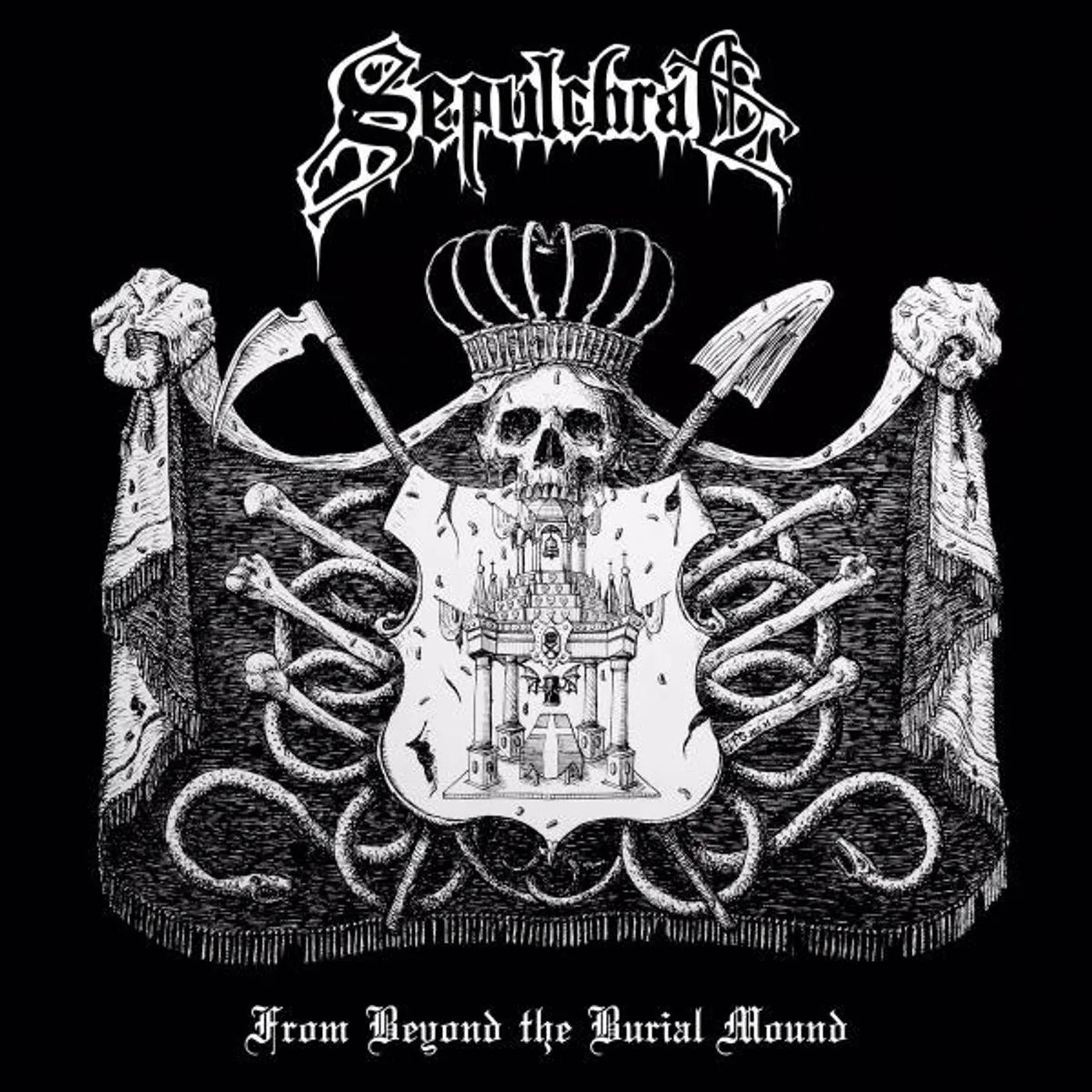 Sepulchral FROM BEYOND THE BURIAL MOUND (BONE VINYL) Vinyl Record
