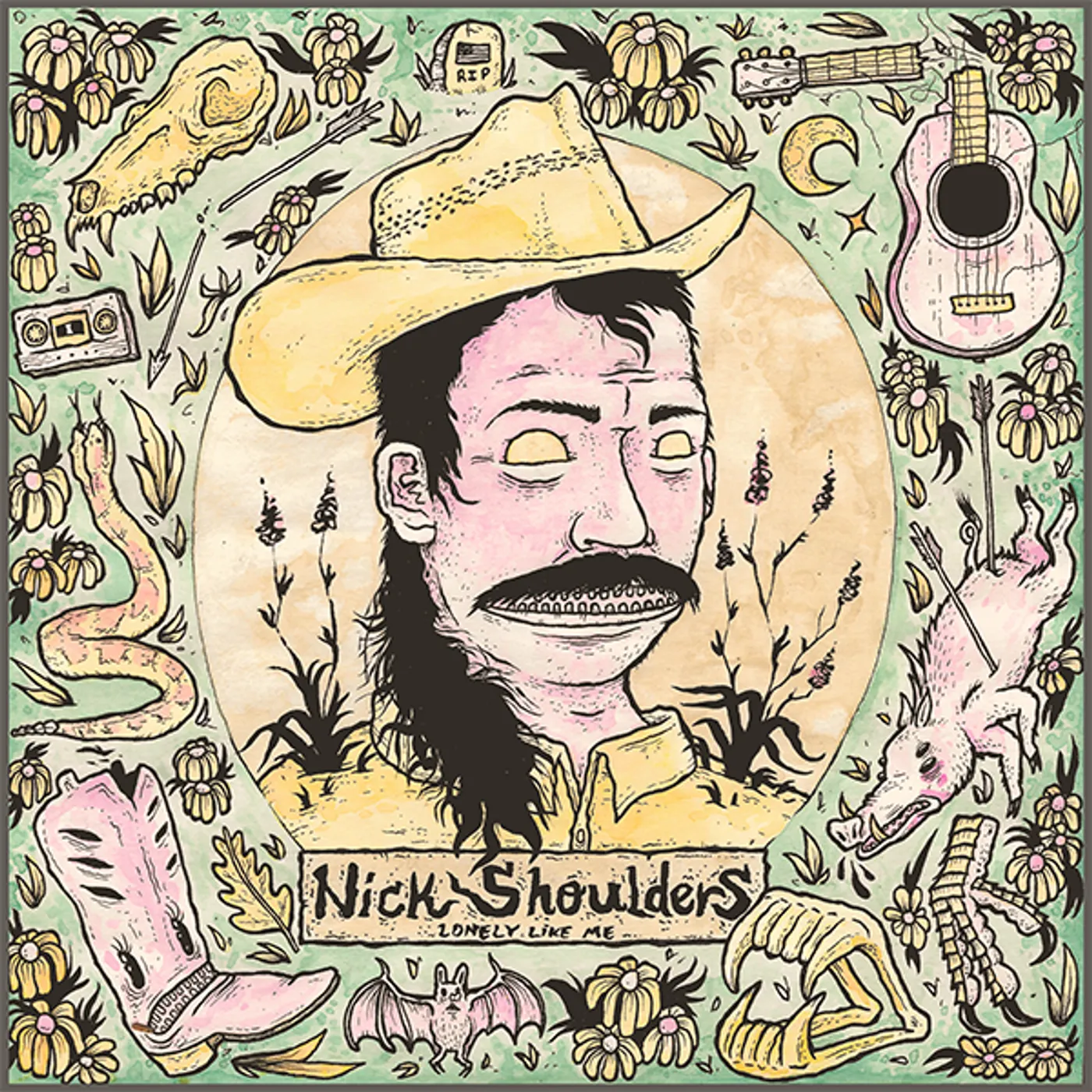 Nick Shoulders OKAY CRAWDAD Vinyl Record