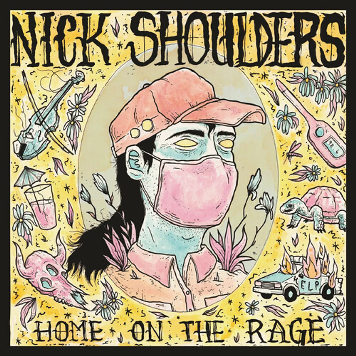 Nick Shoulders Home on the Rage  (Blue Swirl) Vinyl Record