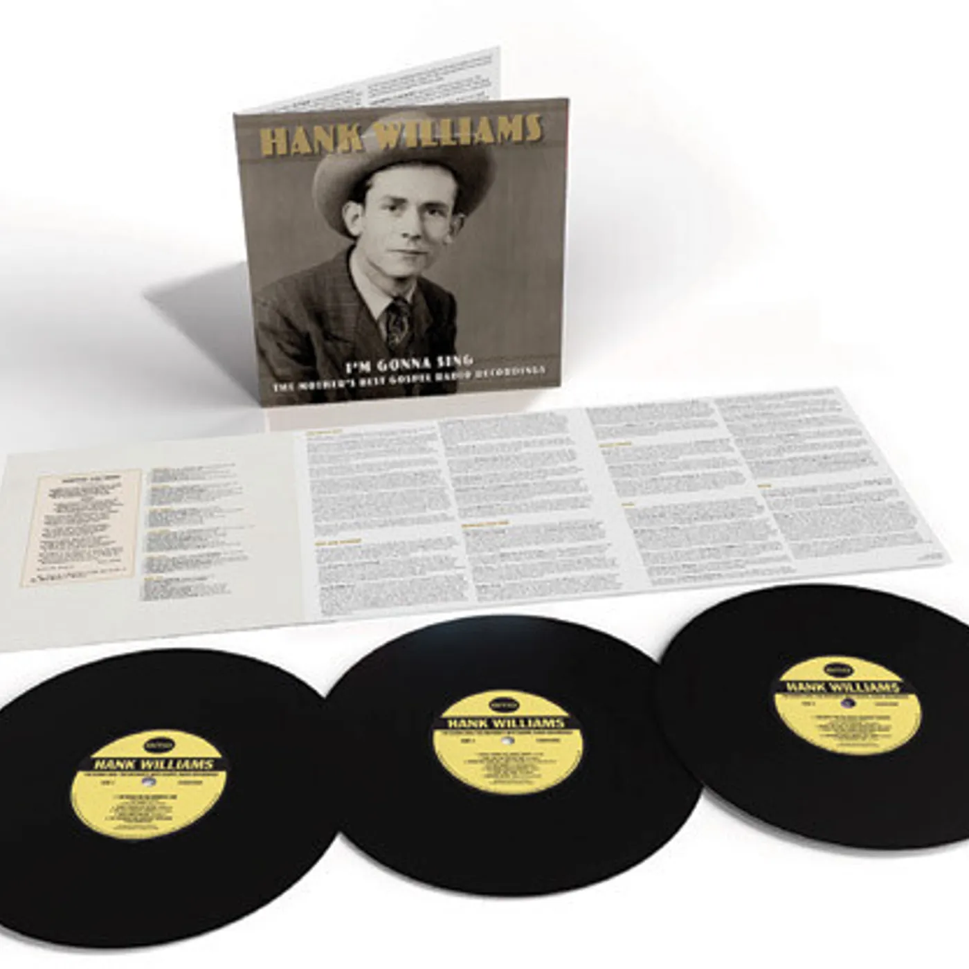 Hank Williams I'M GONNA SING: THE MOTHER'S BEST GOSPEL RADIO Vinyl Record