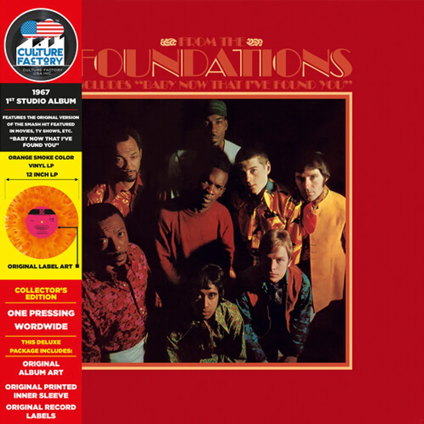 FROM THE FOUNDATIONS (BABY NOW THAT I FOUND YOU) Vinyl Record