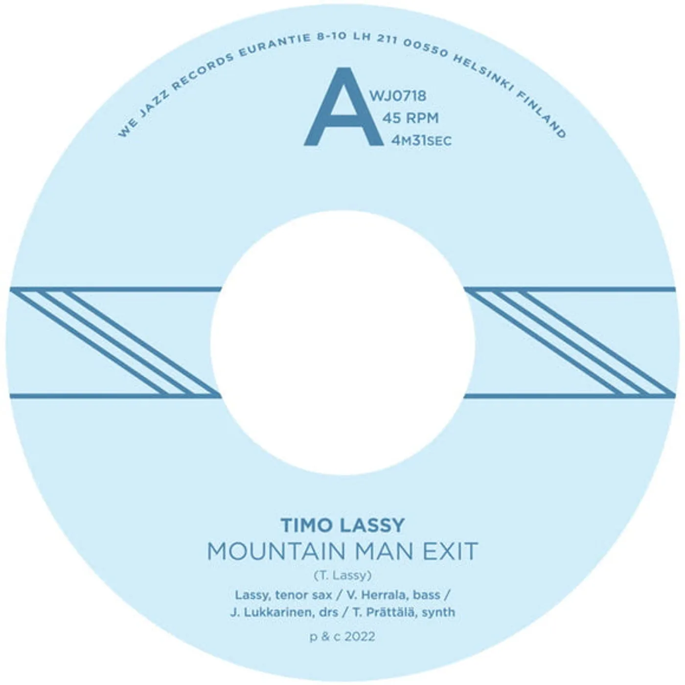 Timo Lassy Mountain Man Exit / Orlo Vinyl Record