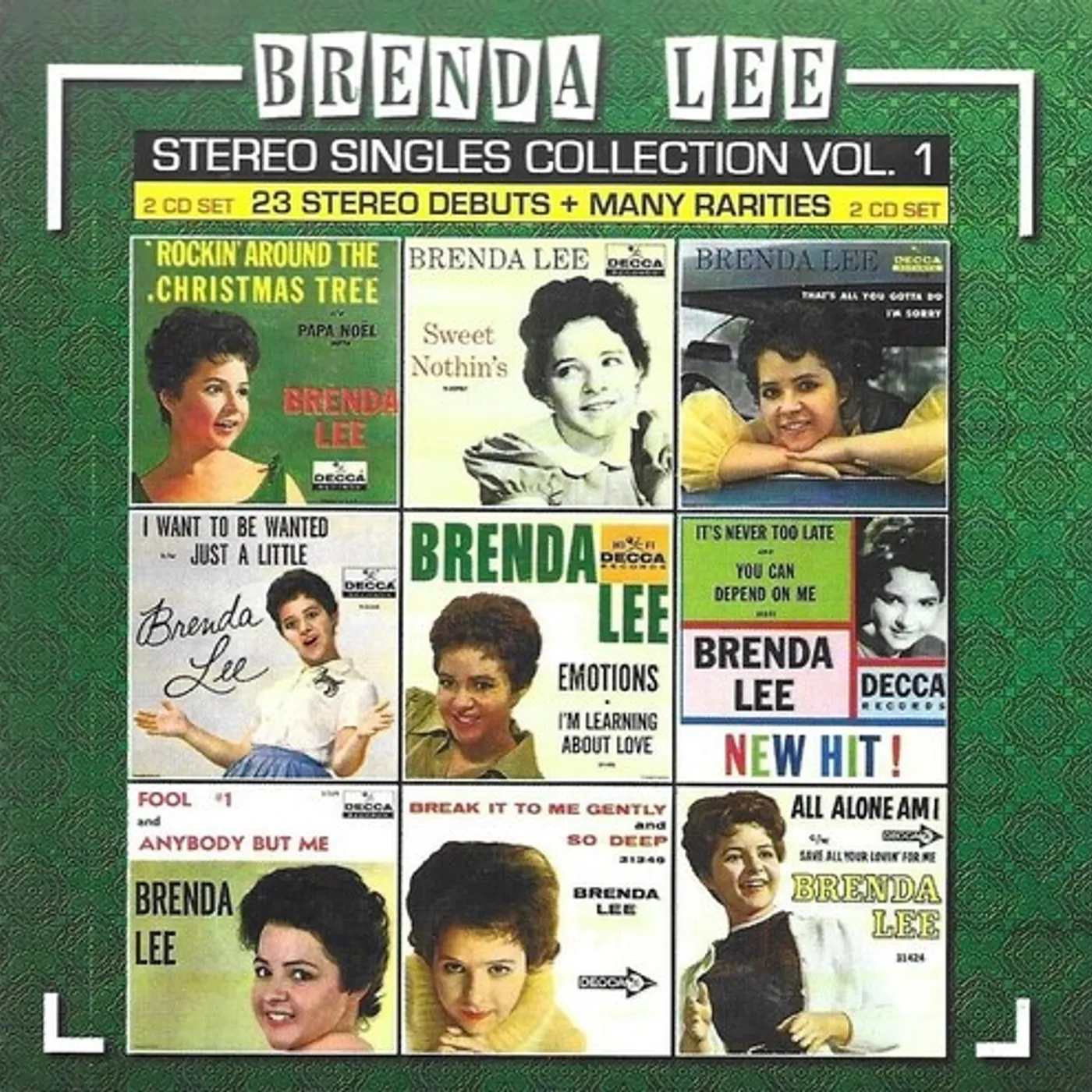 Brenda Lee STEREO SINGLES COLLECTION 1-2 CD 61 CUTS CD