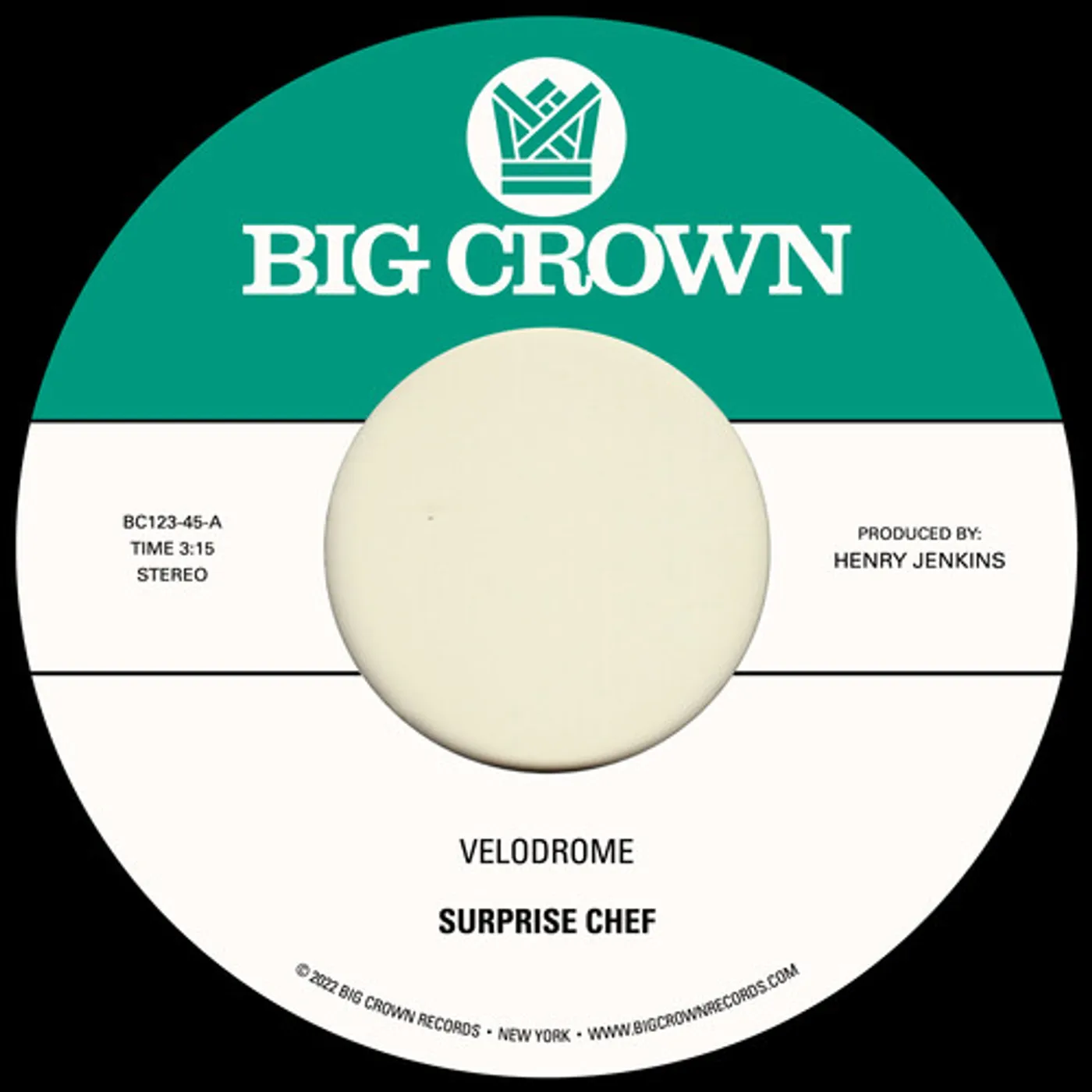 Surprise Chef VELODROME B/W SPRING'S THEME Vinyl Record