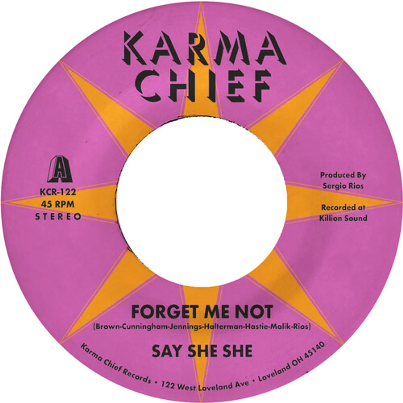 Say She She FORGET ME NOT / BLOW MY MIND (OPAQUE WHITE) Vinyl Record