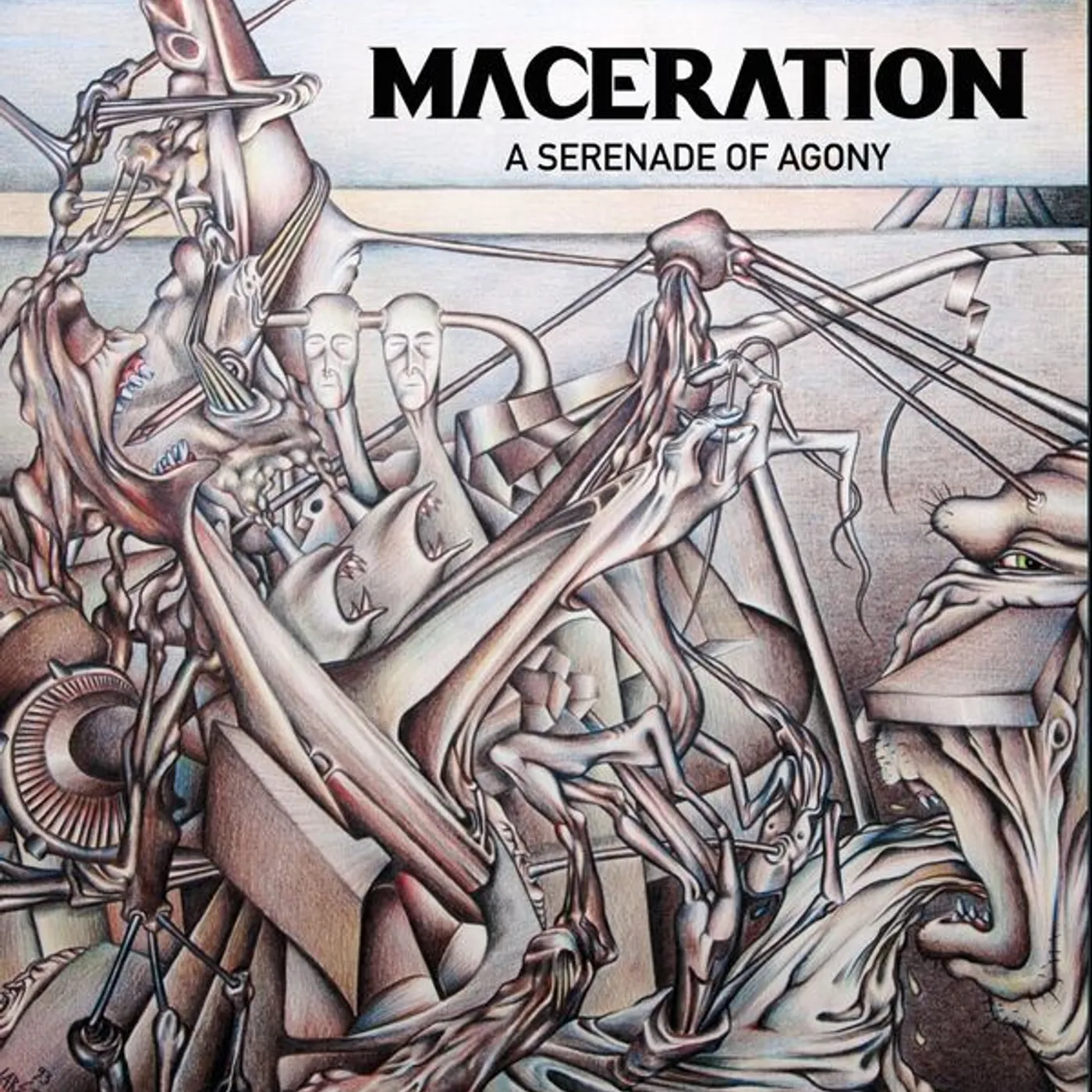 Maceration Serenade Of Agony (Golden/Black) Vinyl Record