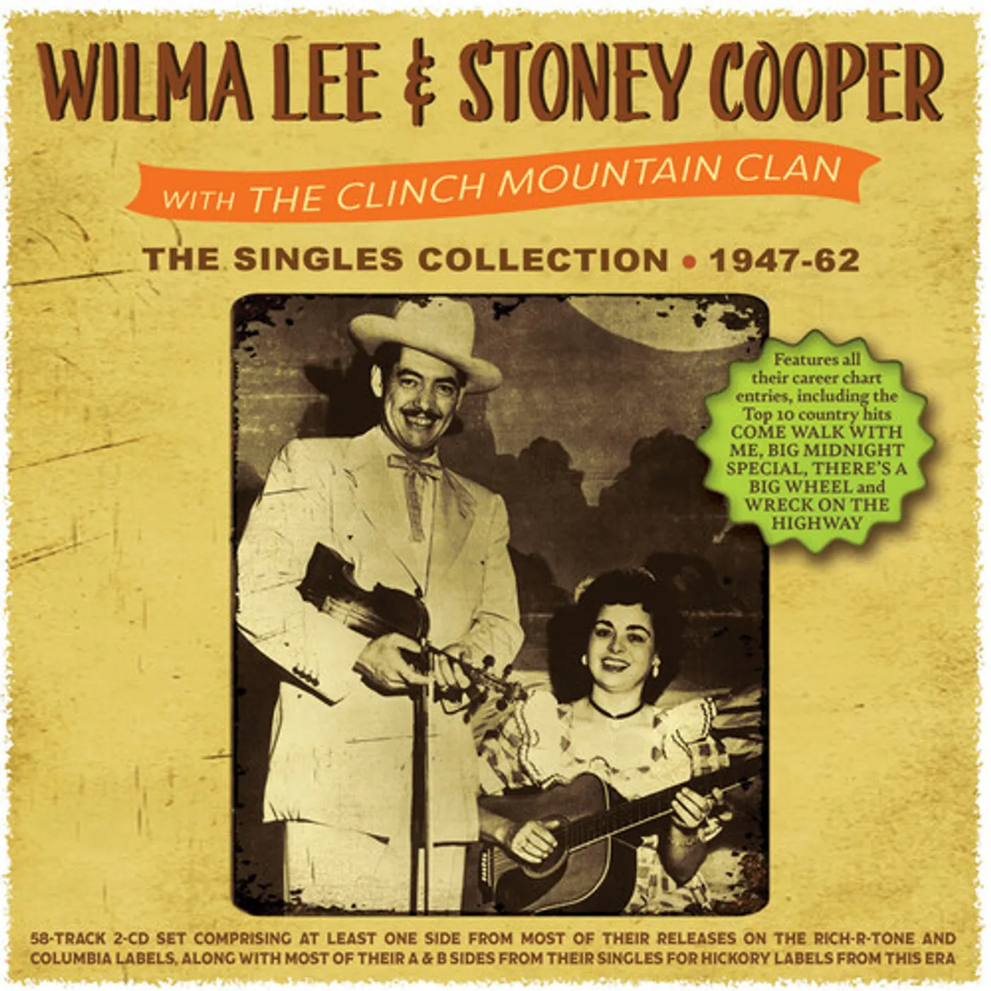 Wilma Lee & Stoney Cooper SINGLES COLLECTION 1947-62 CD