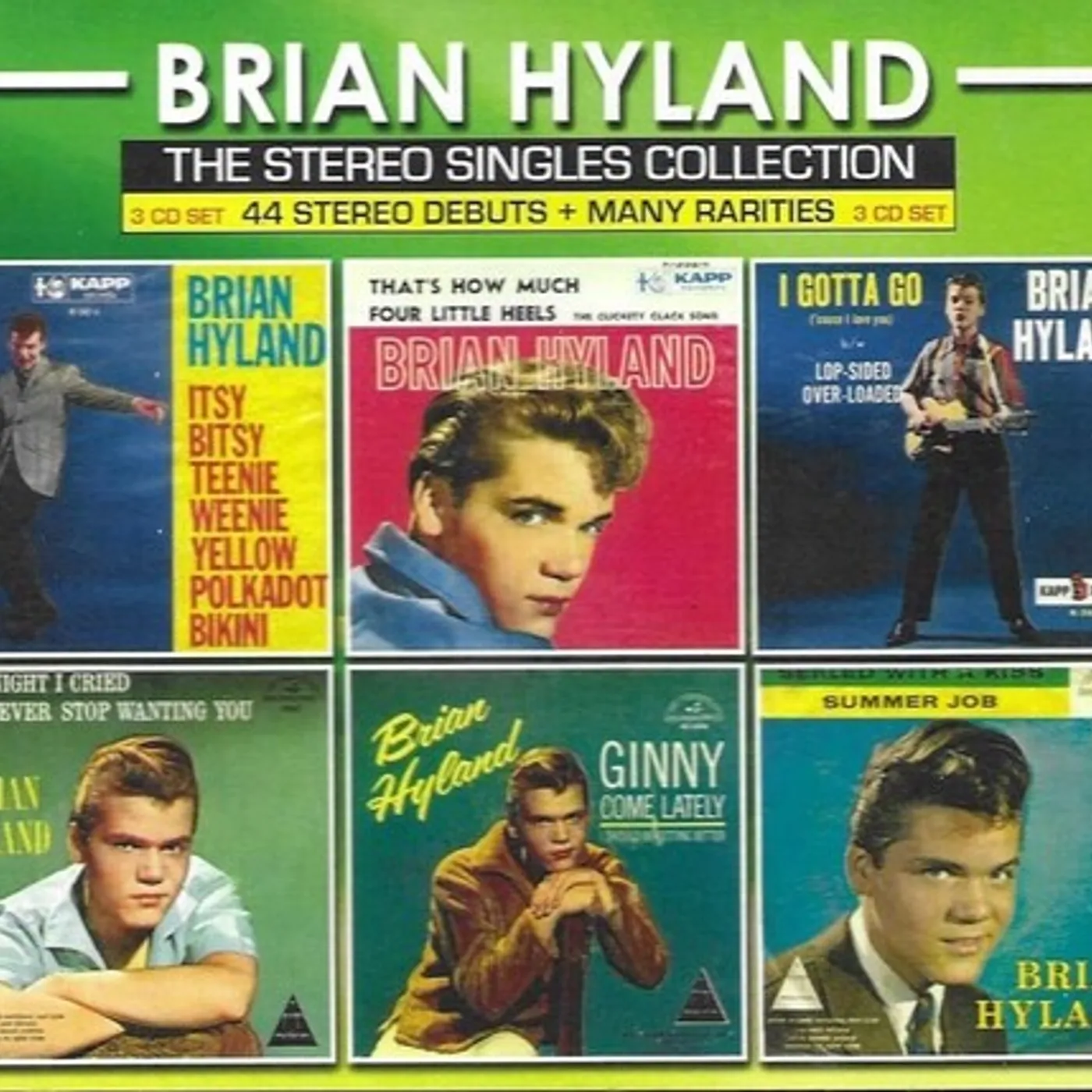 Brian Hyland STEREO SINGLES COLLECTION CD