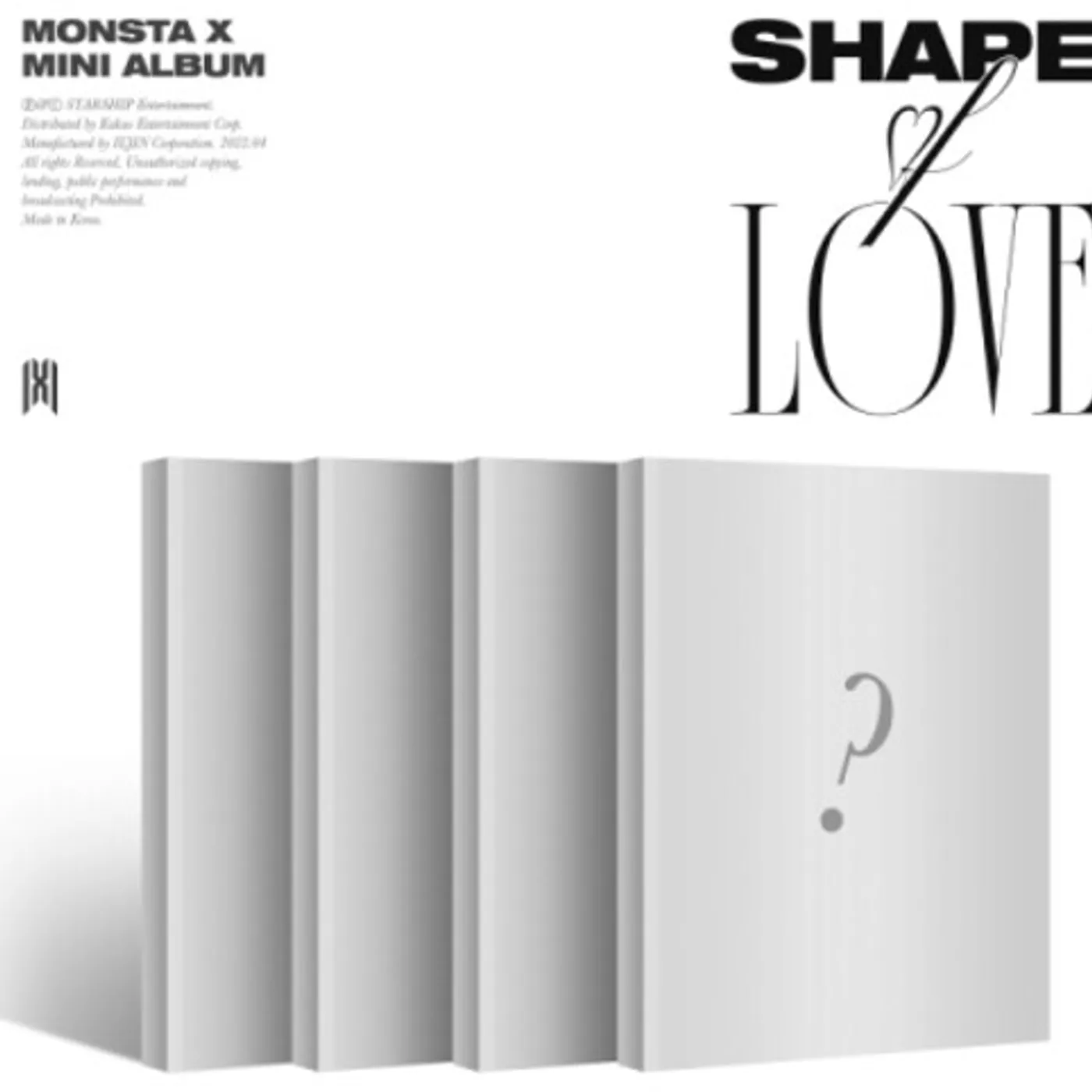 MONSTA X SHAPE OF LOVE CD