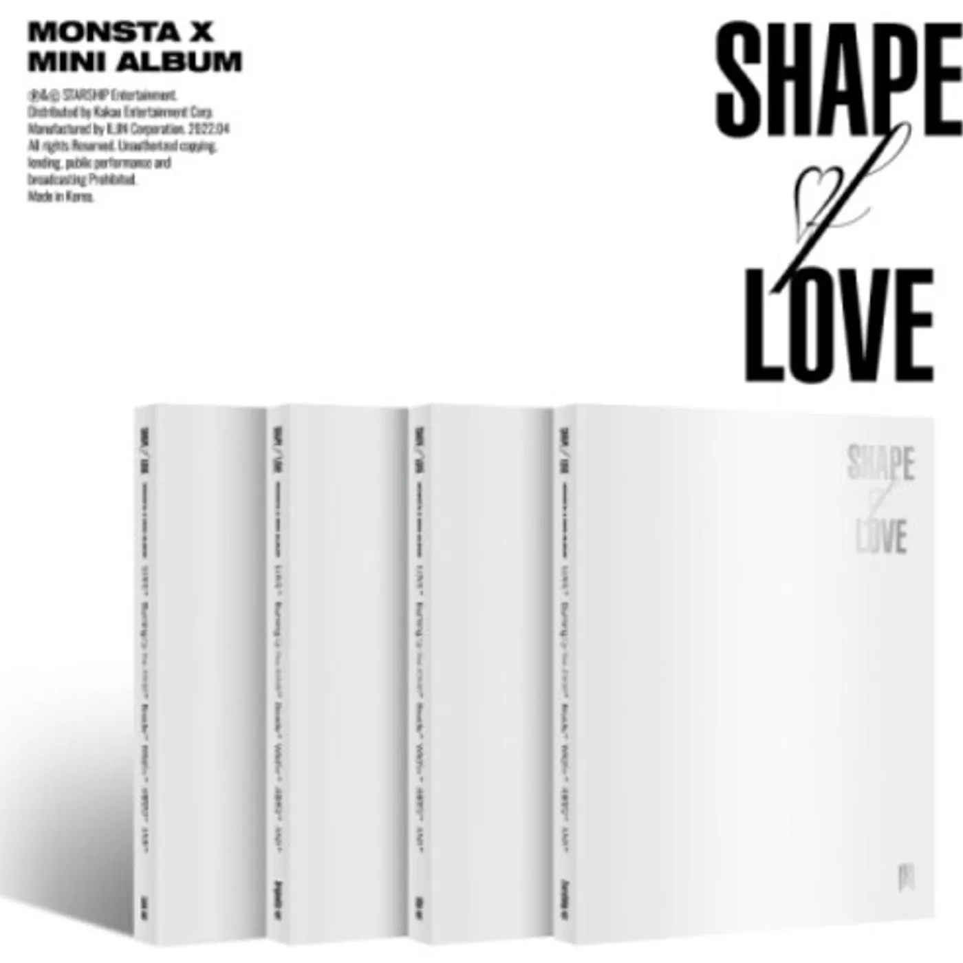 MONSTA X SHAPE OF LOVE CD