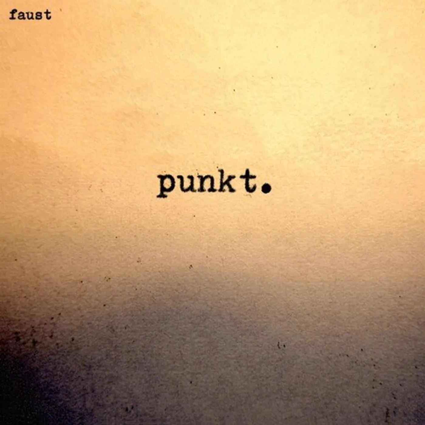 Faust Punkt Vinyl Record