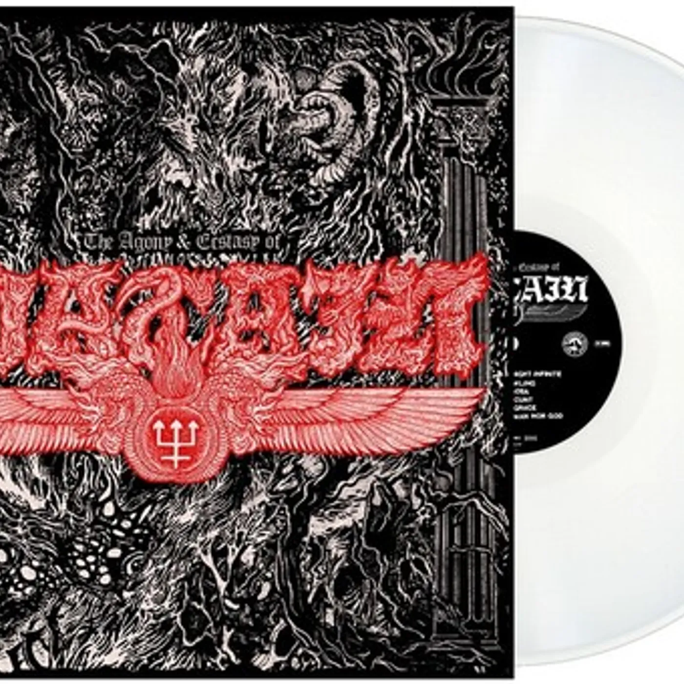 AGONE & ECSTASY OF WATAIN - WHITE Vinyl Record