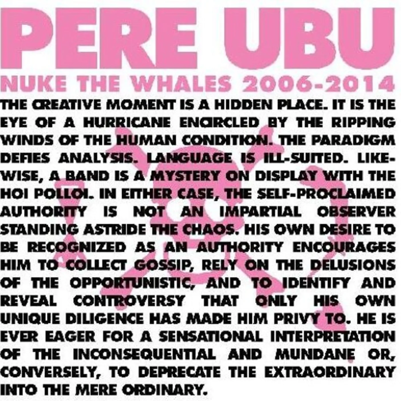 Pere Ubu NUKE THE WHALES 2006-2014 Vinyl Record
