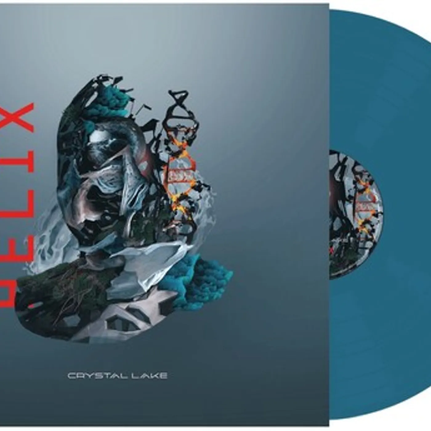 Crystal Lake Helix (Aqua Blue) Vinyl Record