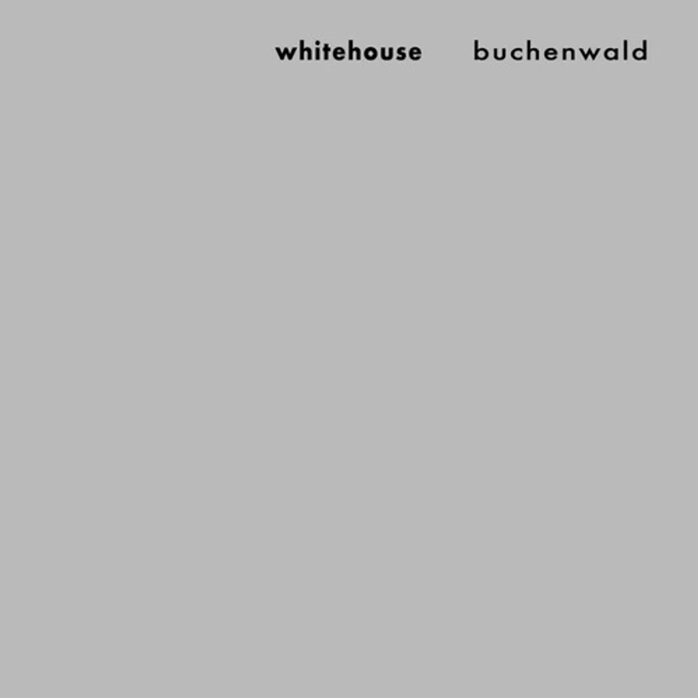 Whitehouse BUCHENWALD CD