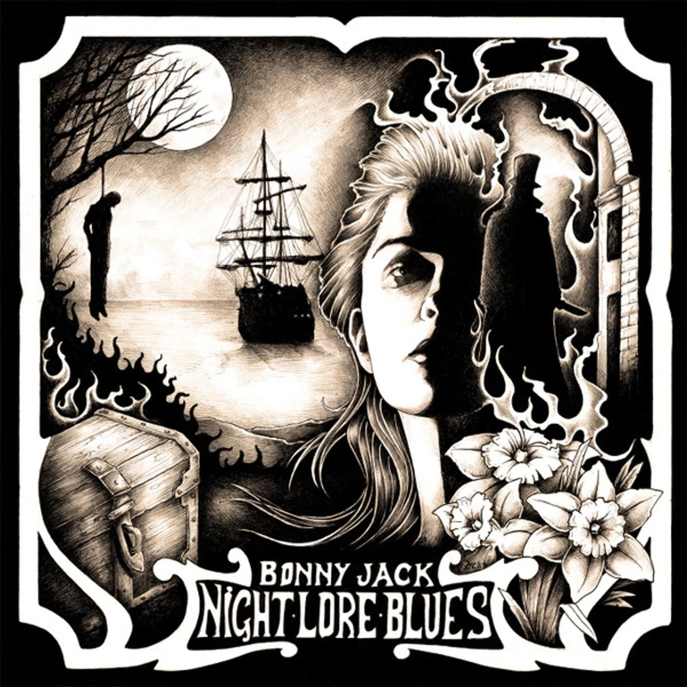 Bonny Jack NIGHT LORE BLUES Vinyl Record