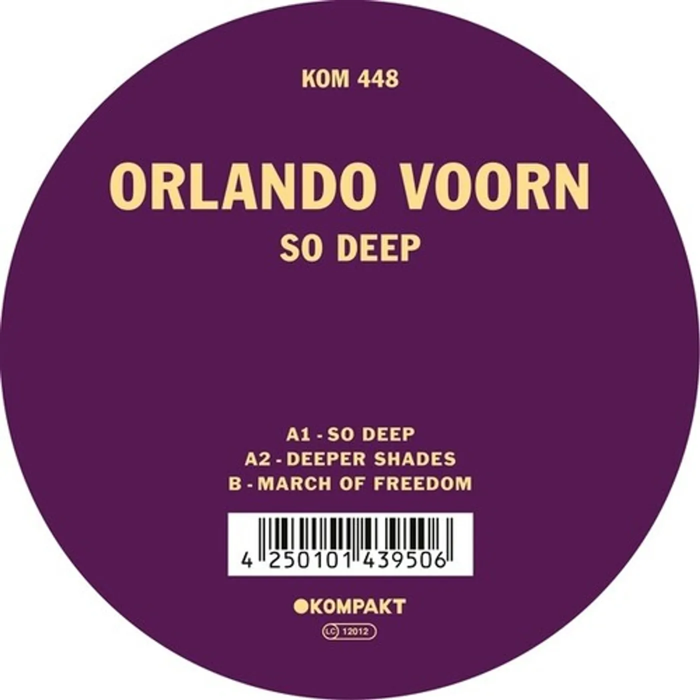 Orlando Voorn So Deep Vinyl Record