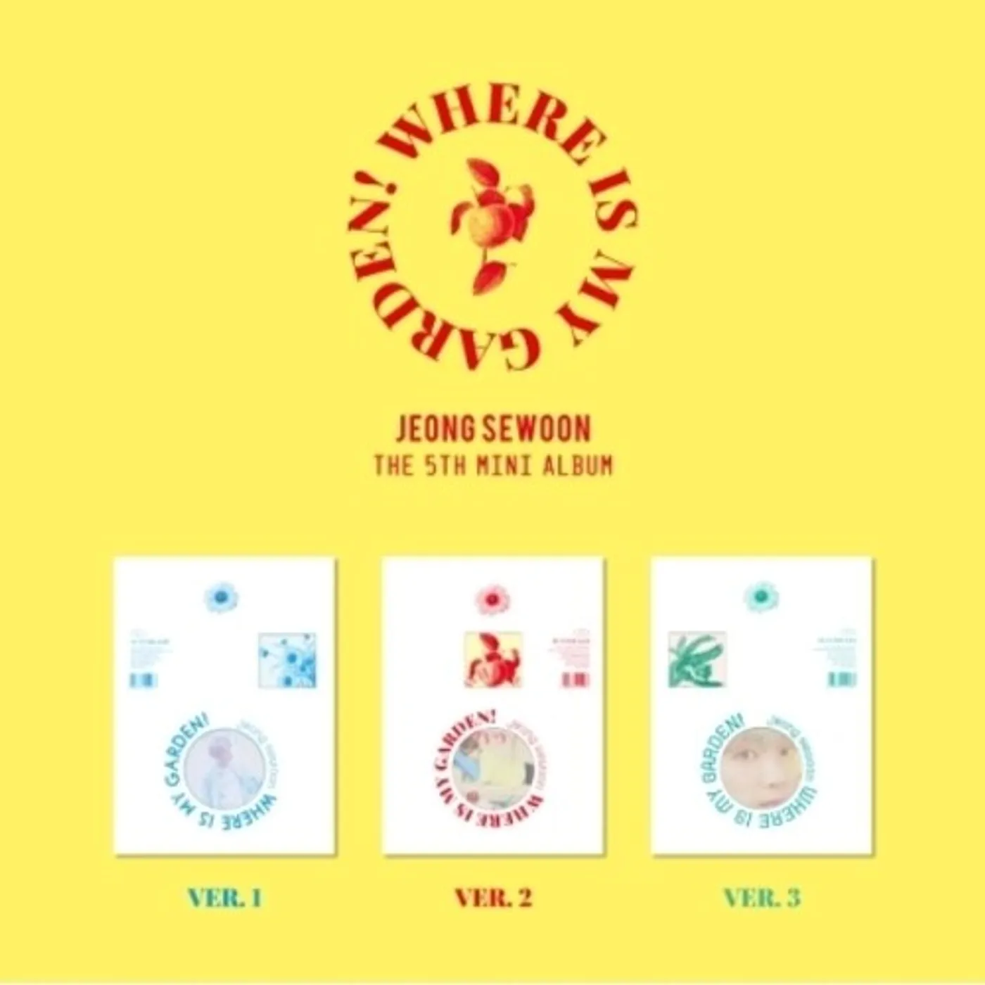 JEONG SEWOON WHERE IS MY GARDEN CD