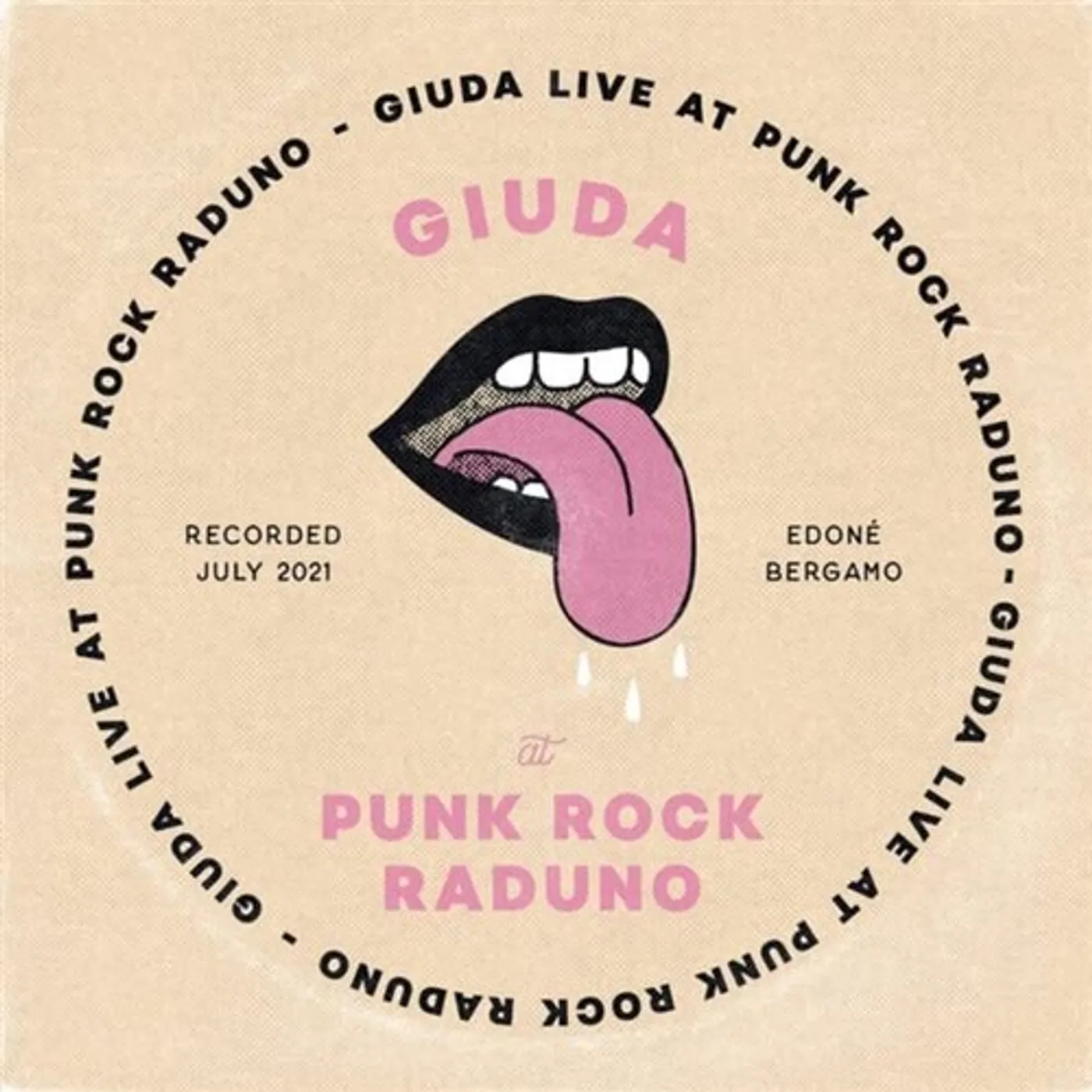 Giuda Live at Punk Rock Raduno Vinyl Record