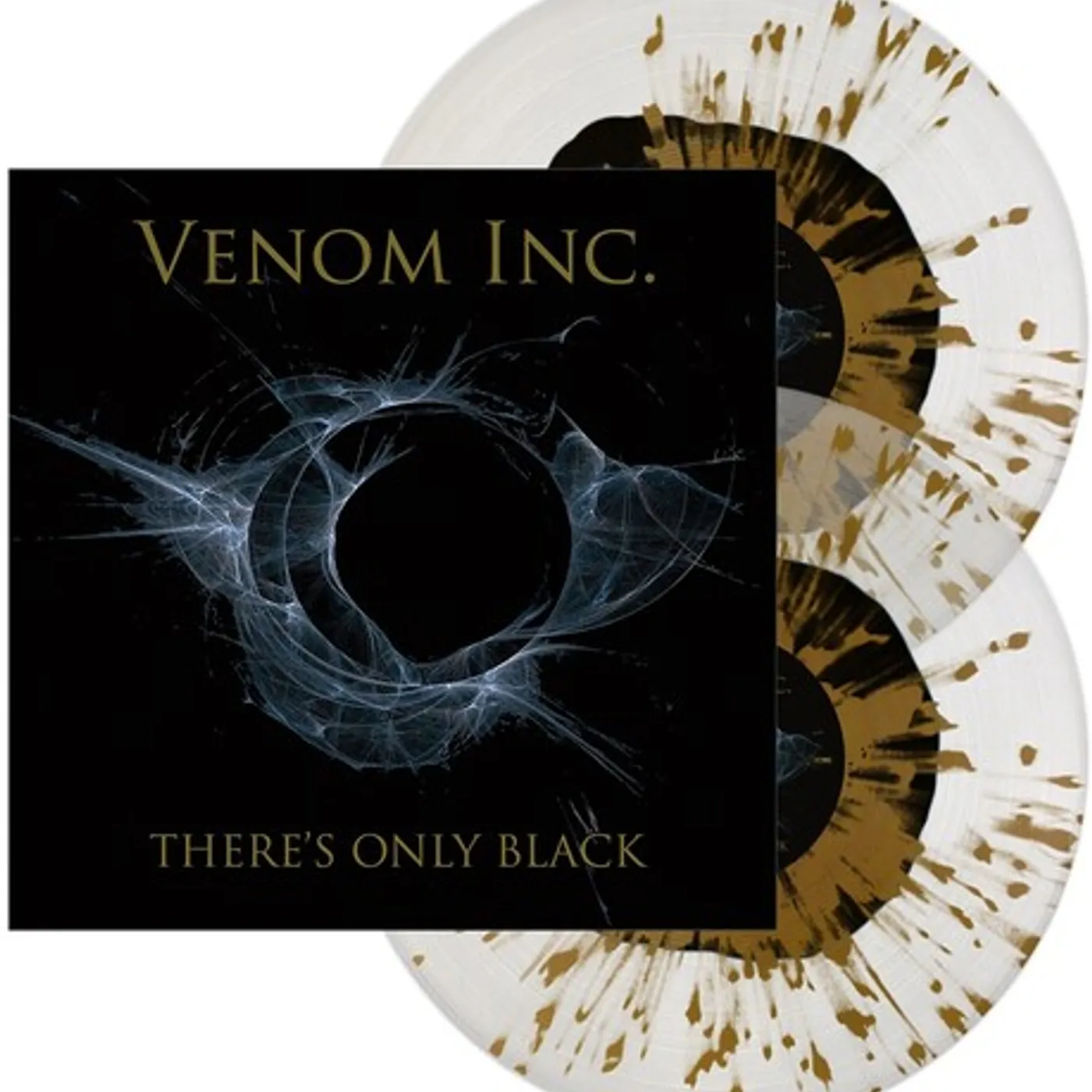 Venom Inc. THERE'S ONLY BLACK - CLEAR W/ BLACK YOLK Vinyl Record