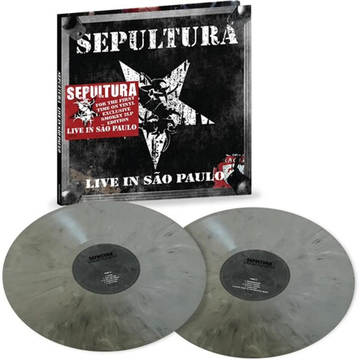 Sepultura LIVE IN SAO PAULO Vinyl Record