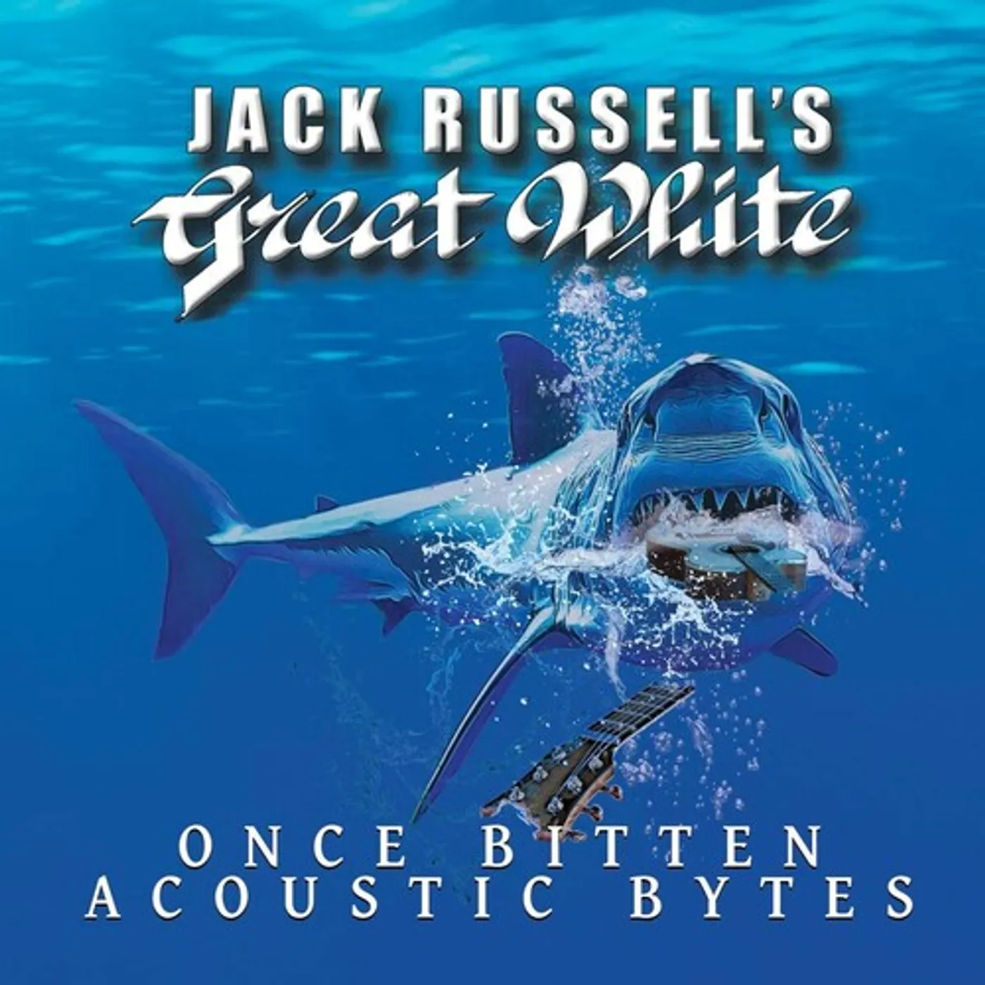 Jack Russell's Great White ONCE BITTEN ACOUSTIC BYTES - PINK Vinyl Record