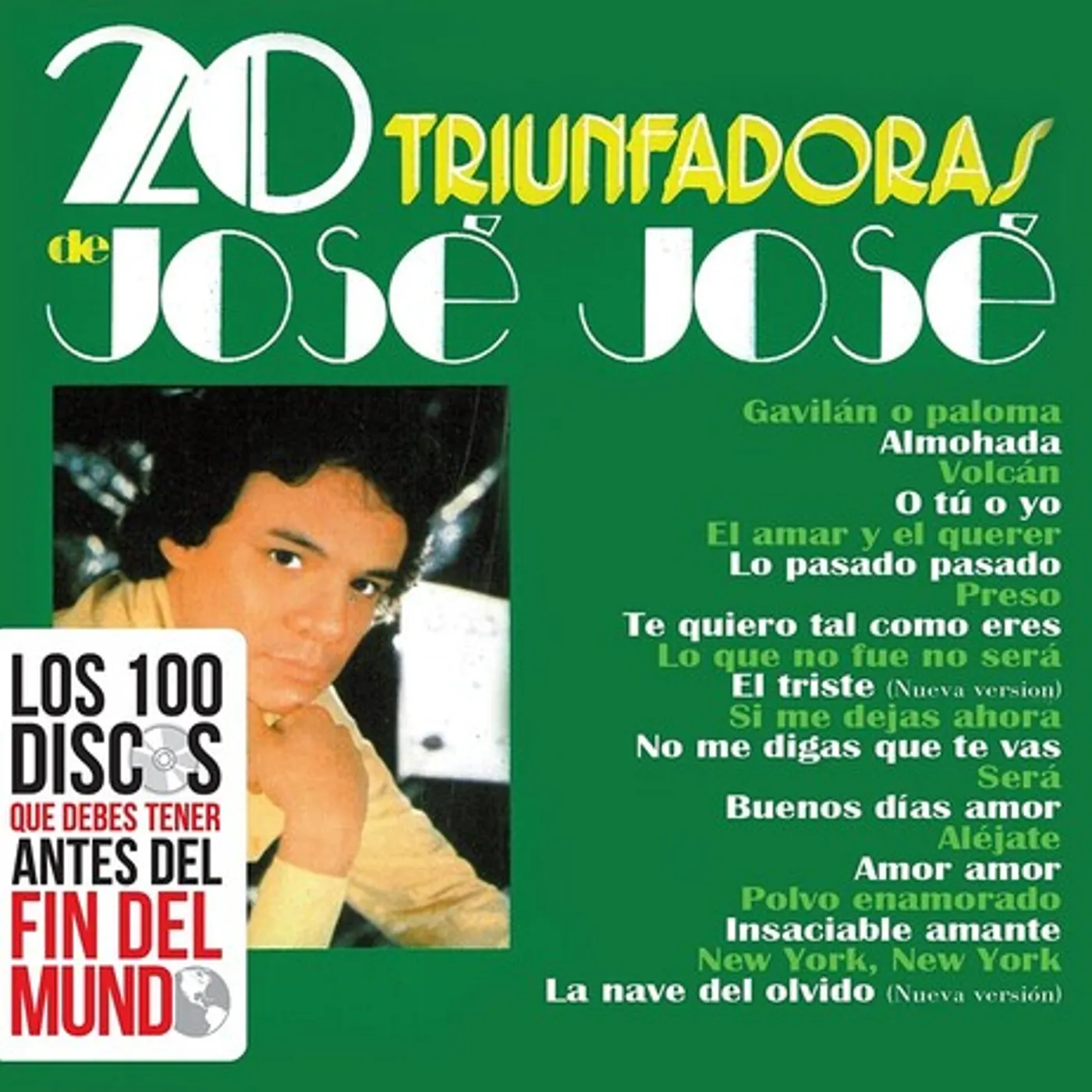 José José 20 TRIUNFADORAS CD