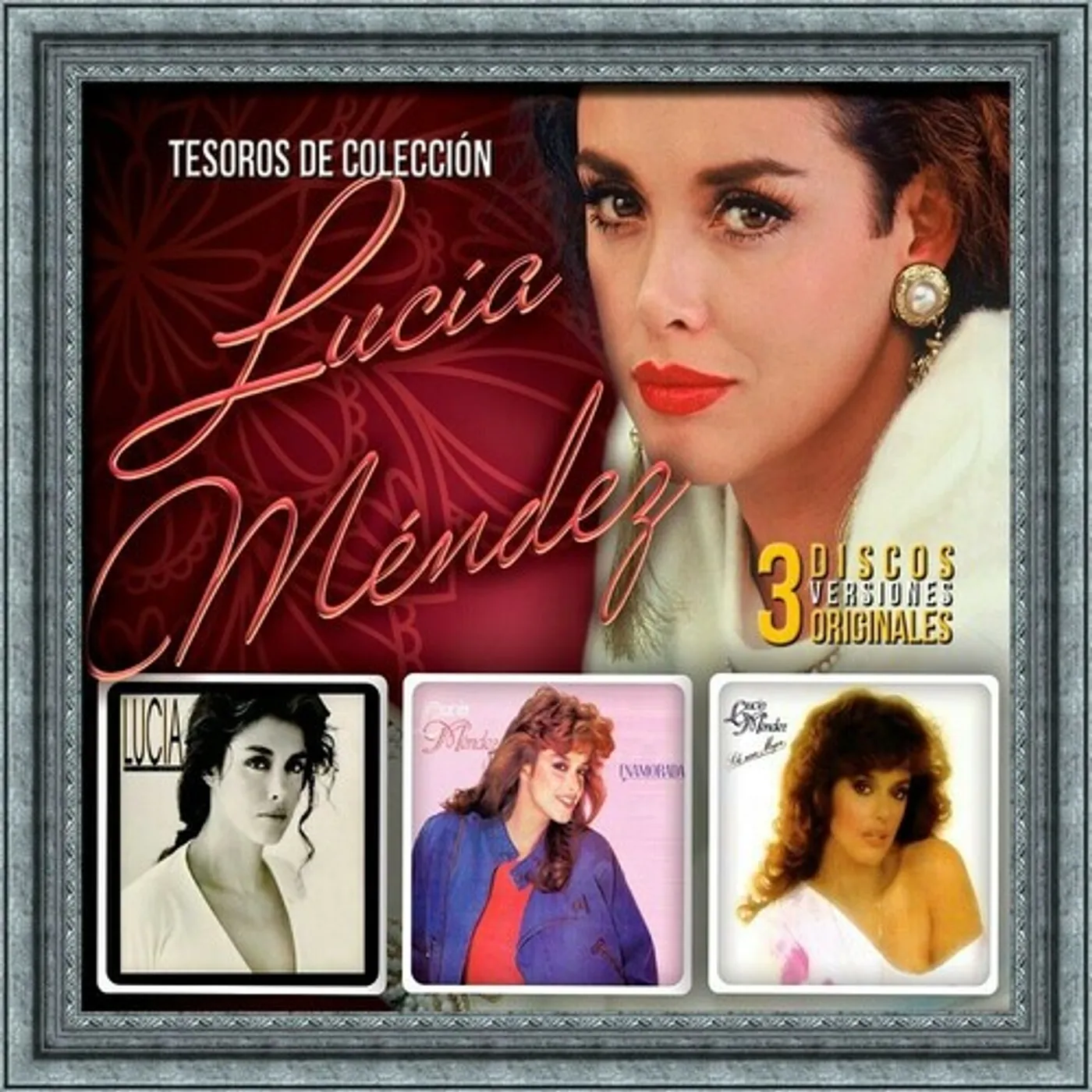 Lucía Méndez TESOROS DE COLECCION 3 DISCOS ORIGINALES CD