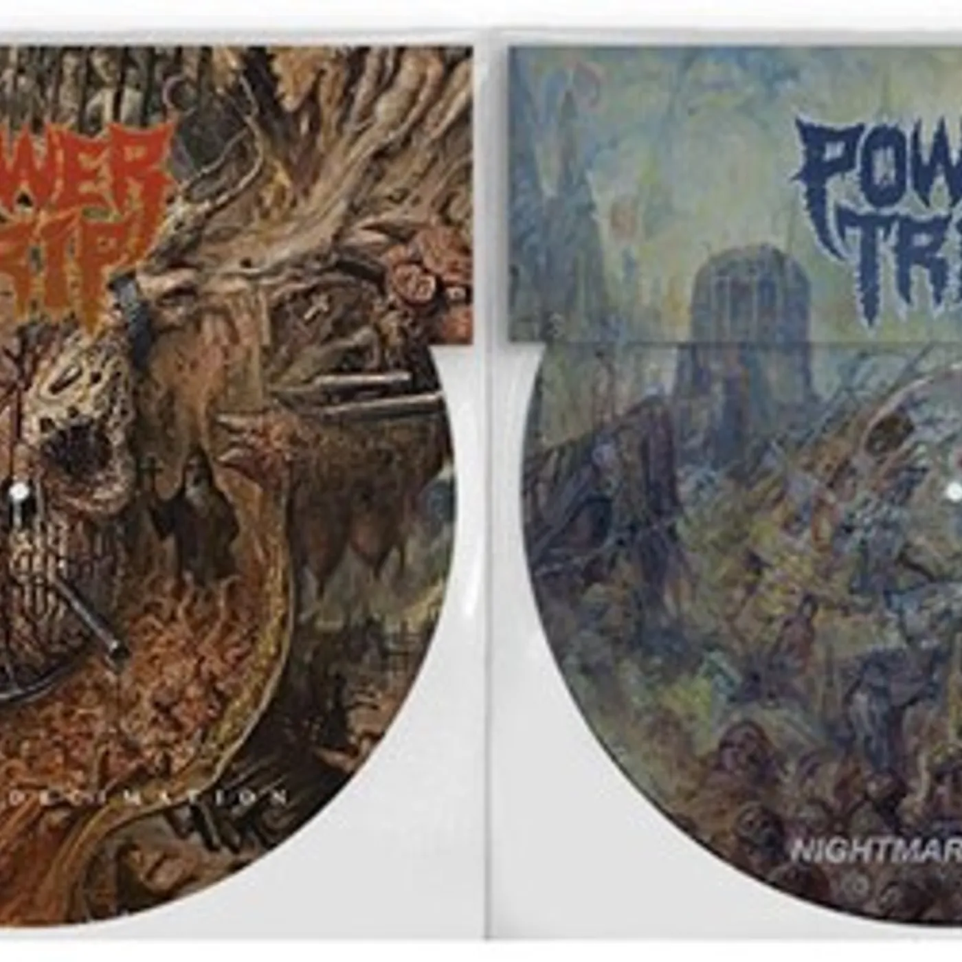 Power Trip MANIFEST DECIMATION / NIGHTMARE LOGIC Vinyl Record