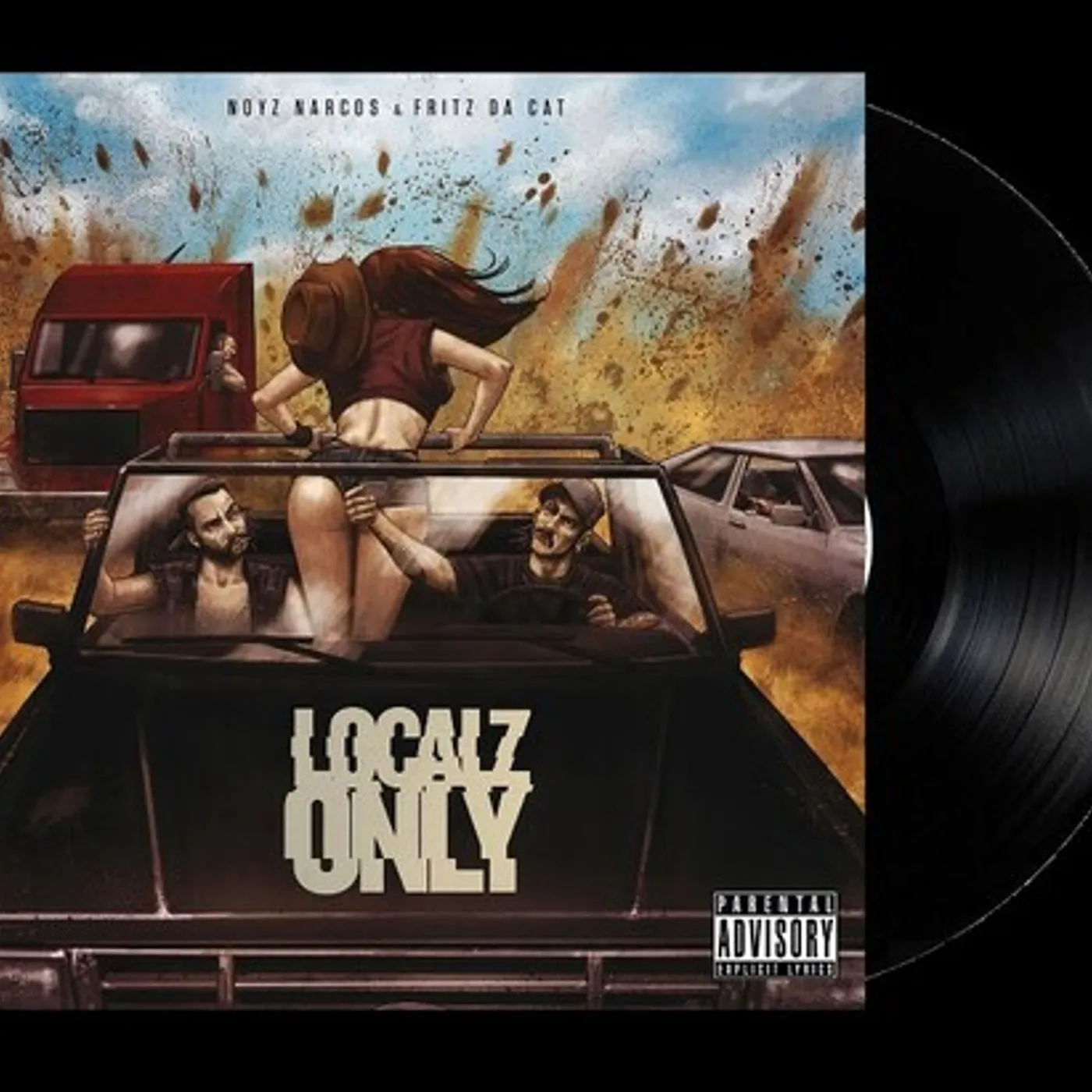 Noyz Narcos & Fritz Da Cat Localz Only vinyl record