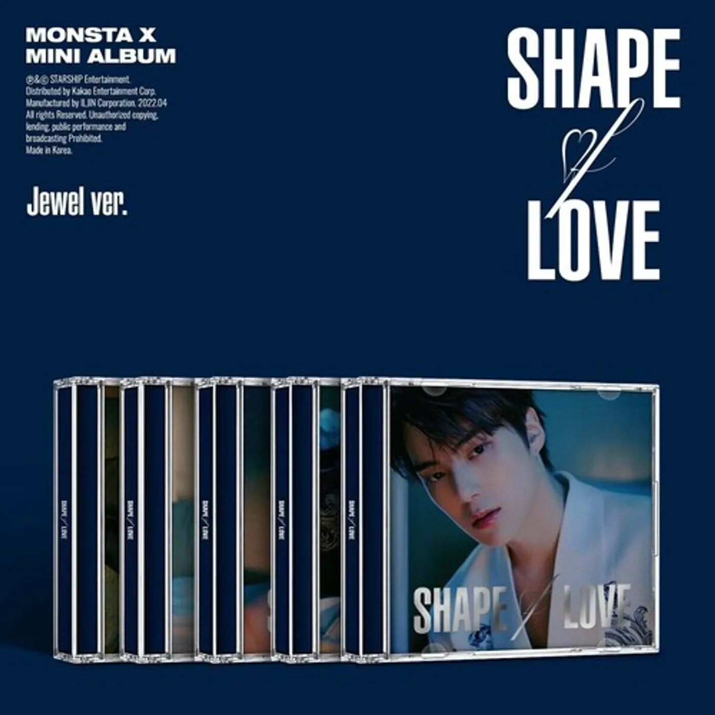 MONSTA X SHAPE OF LOVE (JEWEL VER.) CD