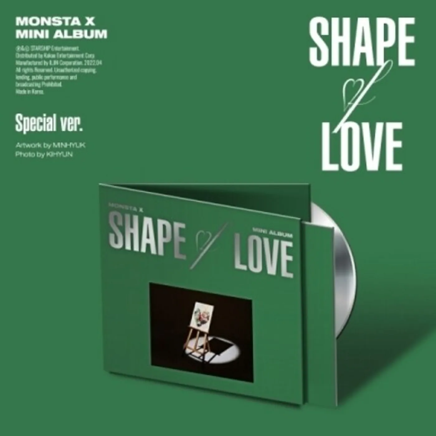 MONSTA X SHAPE OF LOVE (SPECIAL VERSION) CD